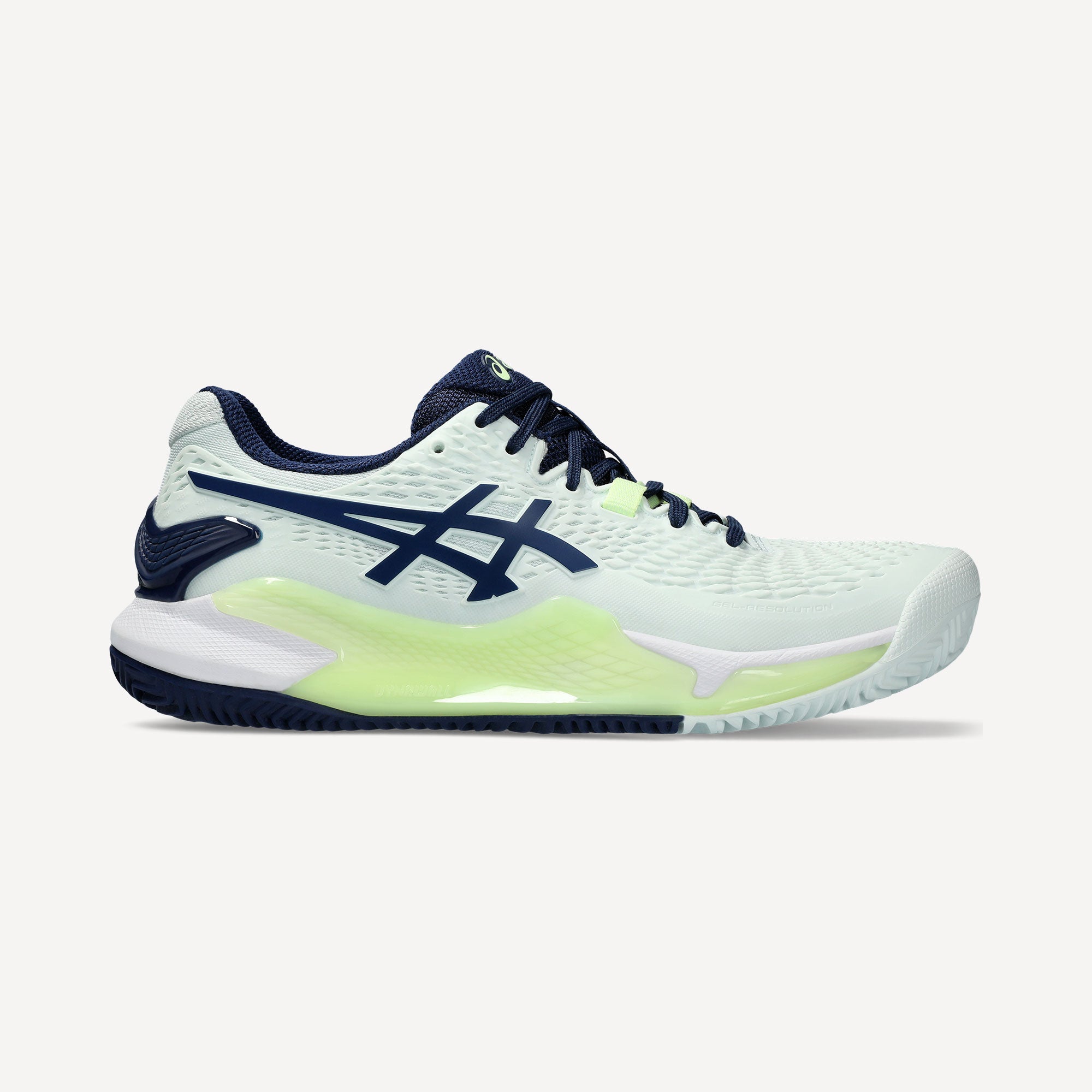 ASICS Gel-Resolution 9 Women's Clay Court Tennis Shoes - Green (1)