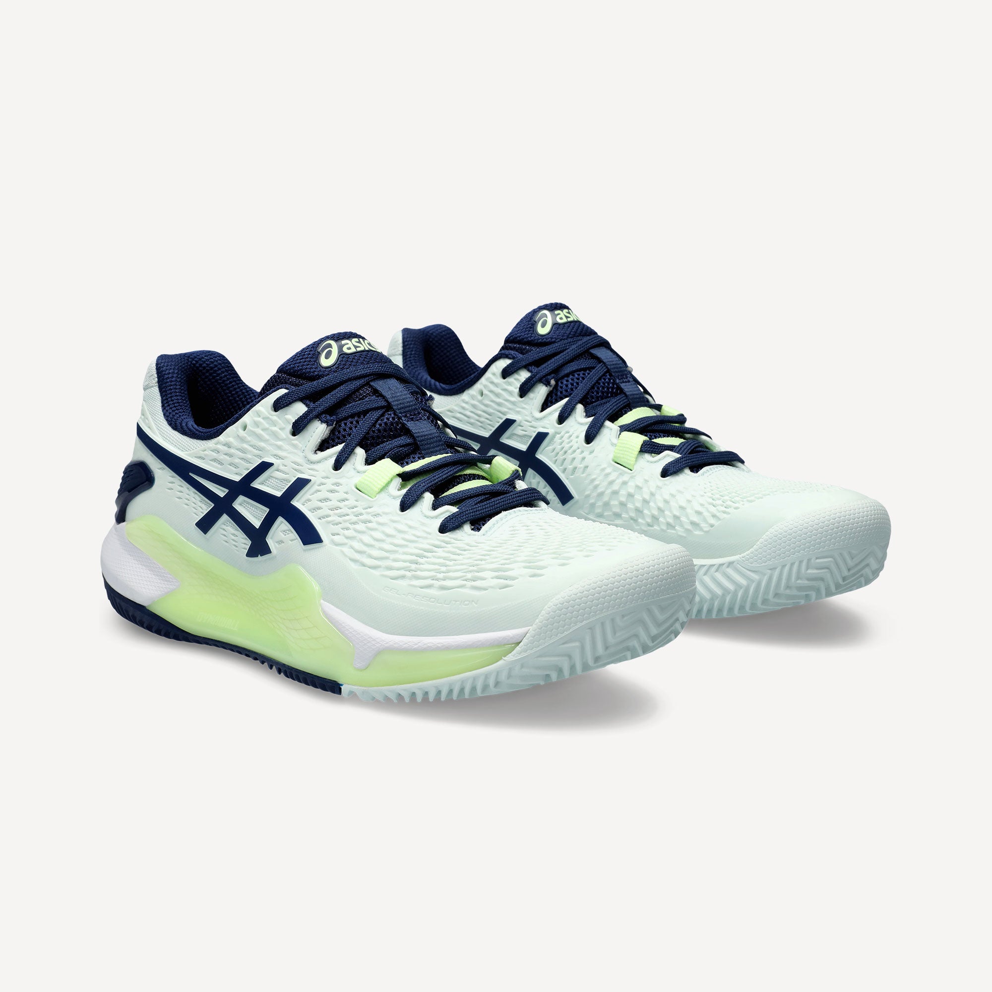 ASICS Gel-Resolution 9 Women's Clay Court Tennis Shoes - Green (4)