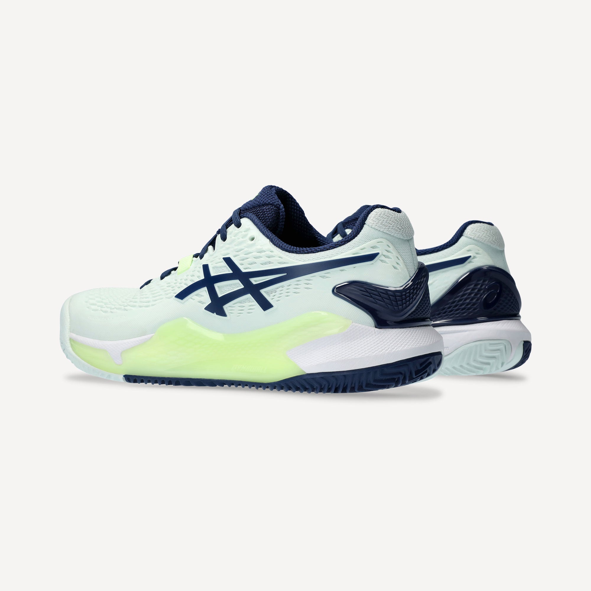 ASICS Gel-Resolution 9 Women's Clay Court Tennis Shoes - Green (5)