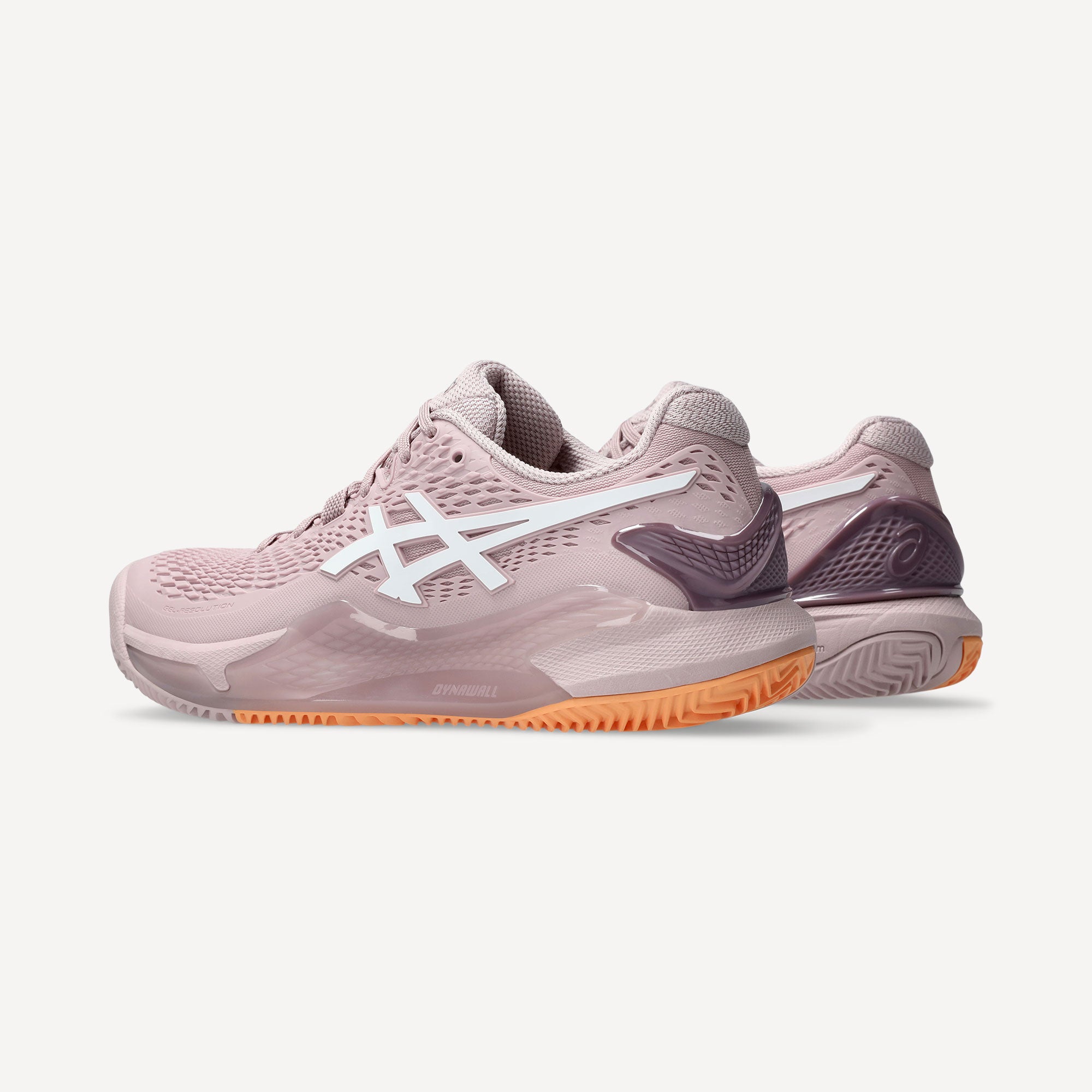 ASICS Gel-Resolution 9 Women's Clay Court Tennis Shoes - Pink (5)