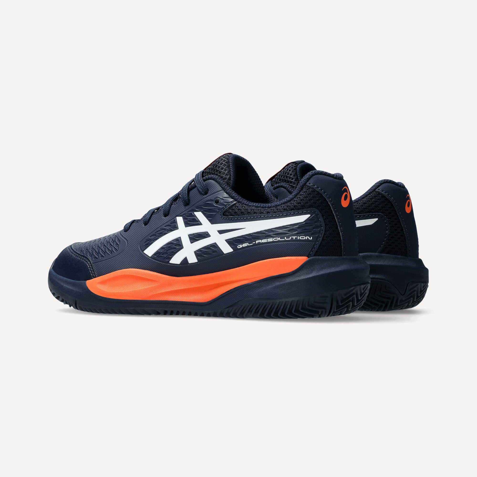 ASICS Gel-Resolution X Kids' Clay Court Tennis Shoes - Dark Blue (5)