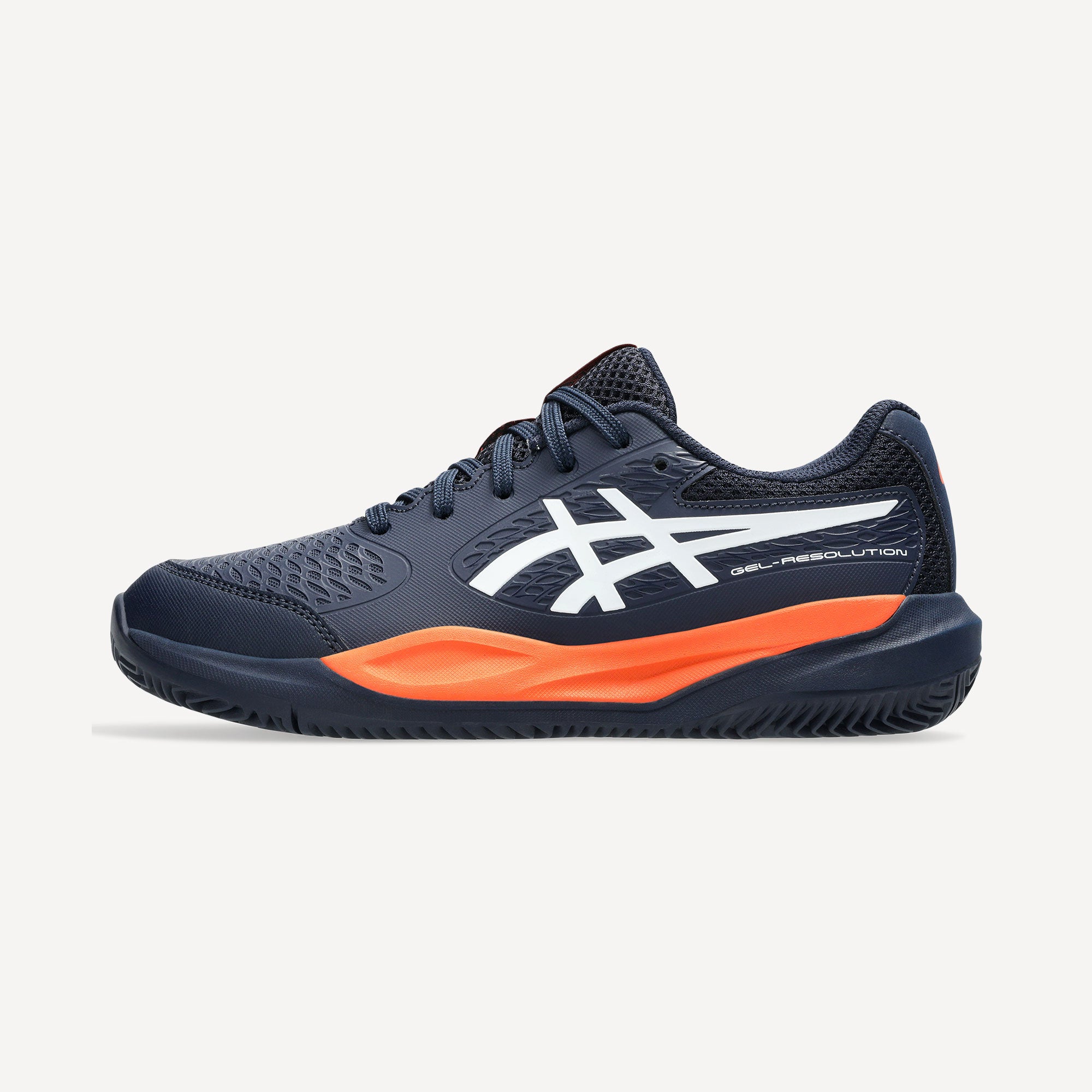 ASICS Gel-Resolution X Kids' Clay Court Tennis Shoes - Dark Blue (8)