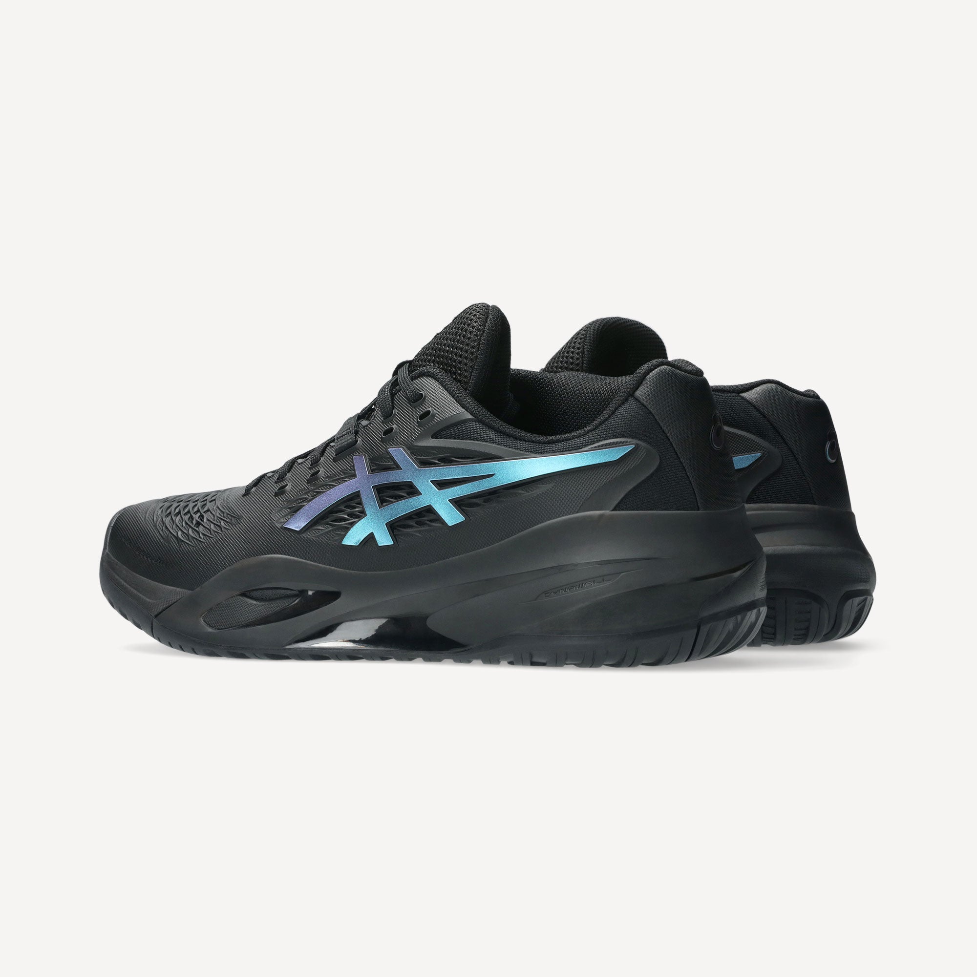 ASICS Gel-Resolution X Night Energy Men's Hard Court Tennis Shoes - Black (5)