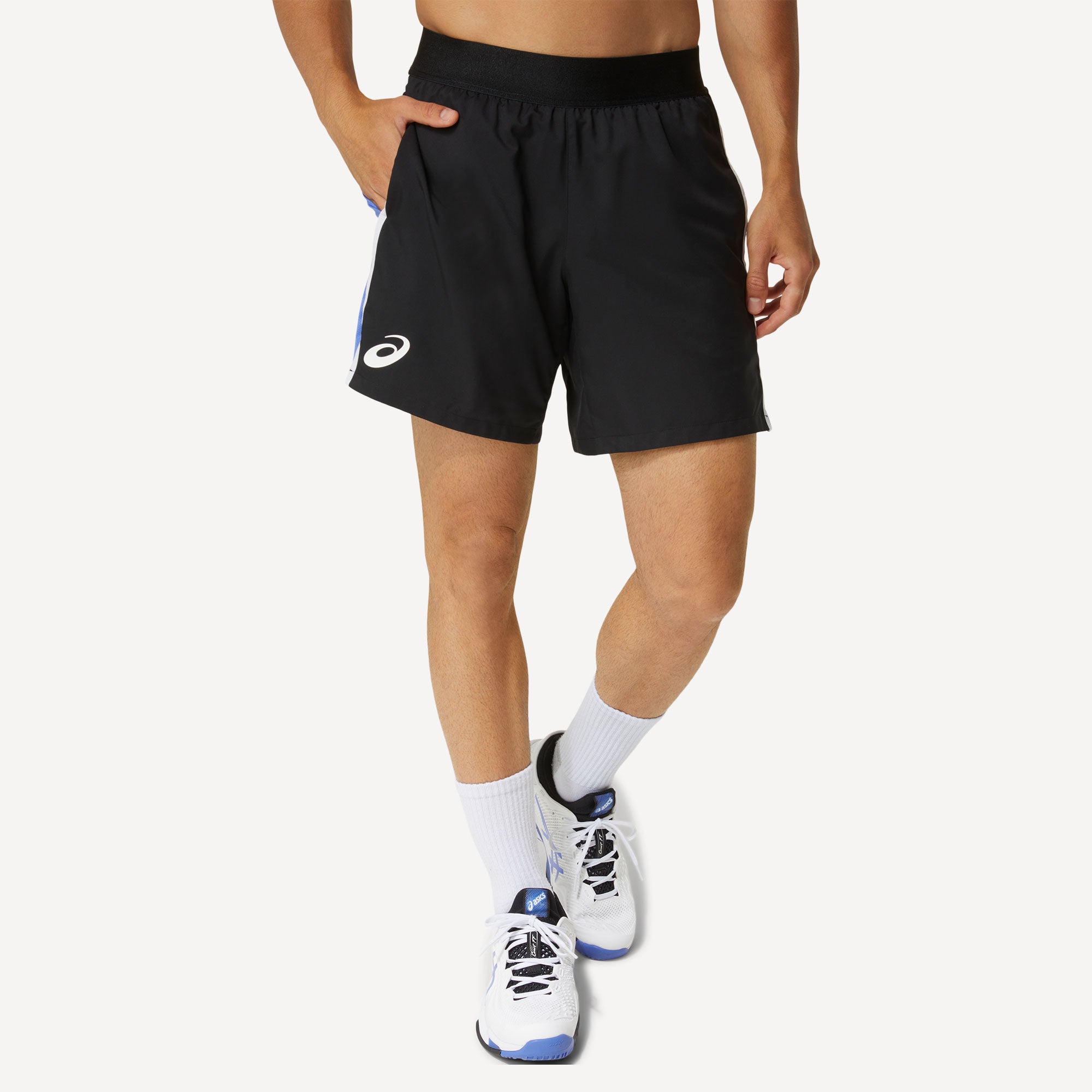 ASICS Match Men's 7-Inch Tennis Shorts - Black (1)