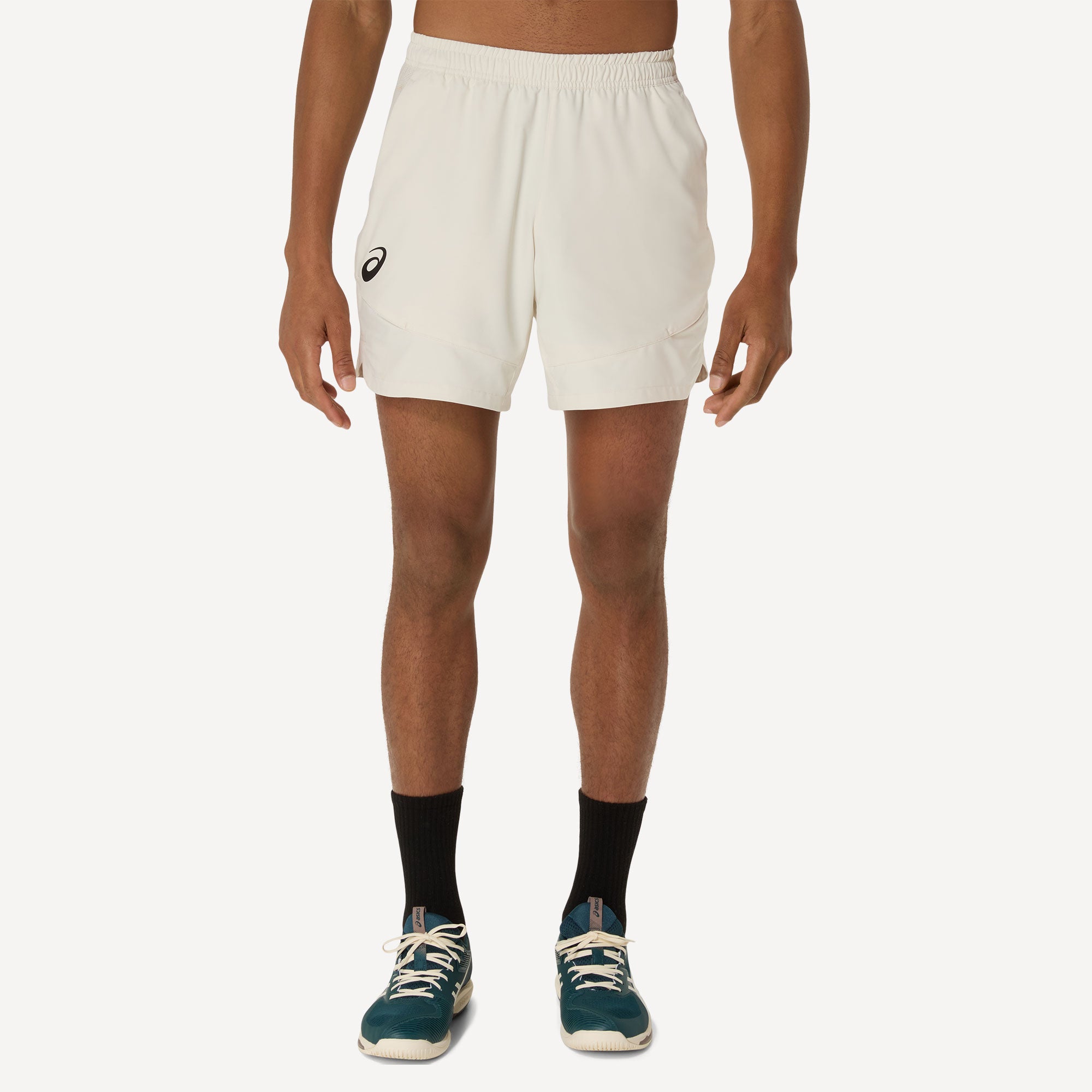 ASICS Match Men's 7-Inch Tennis Shorts - Beige (1)