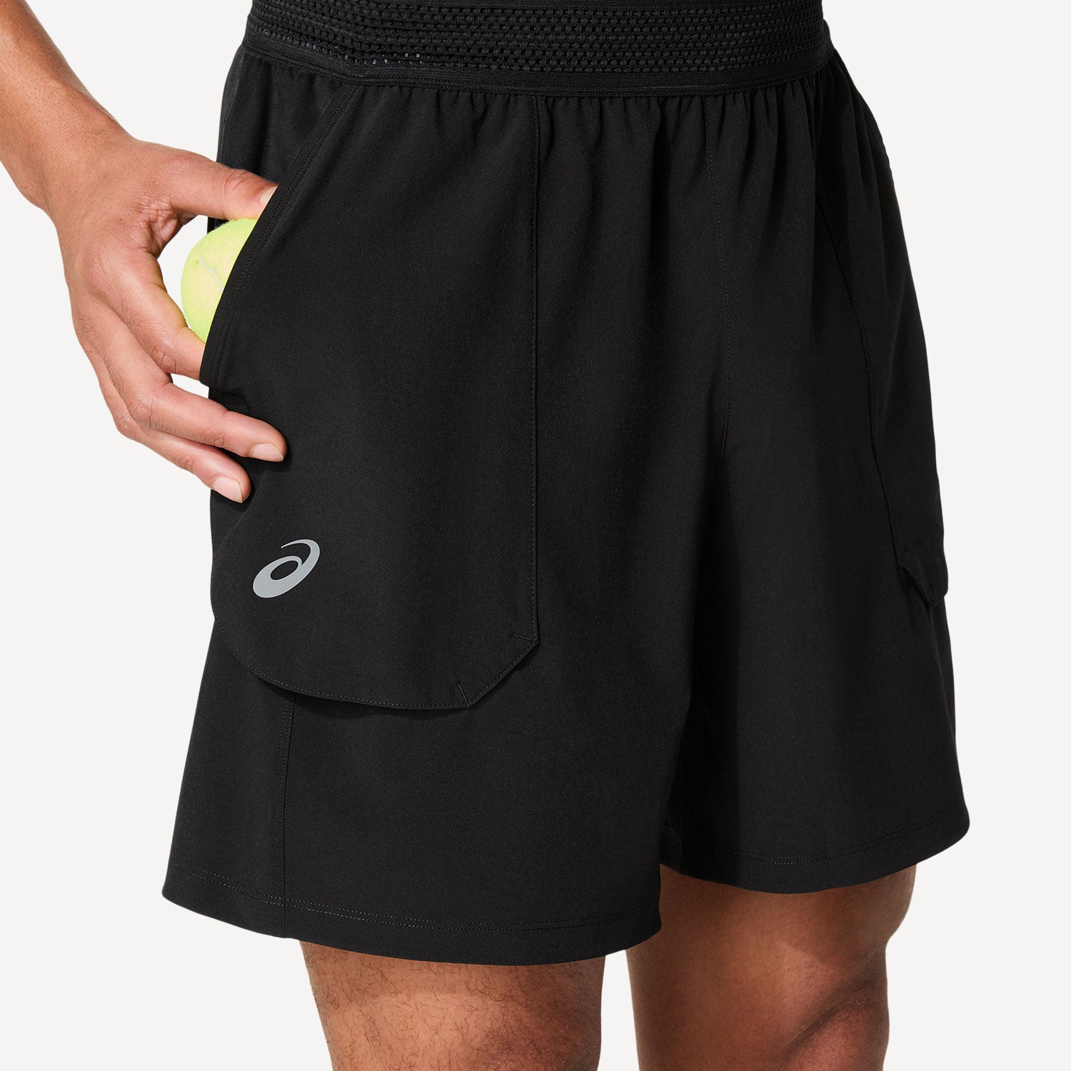 ASICS Match Men's 7-Inch Tennis Shorts - Black (4)