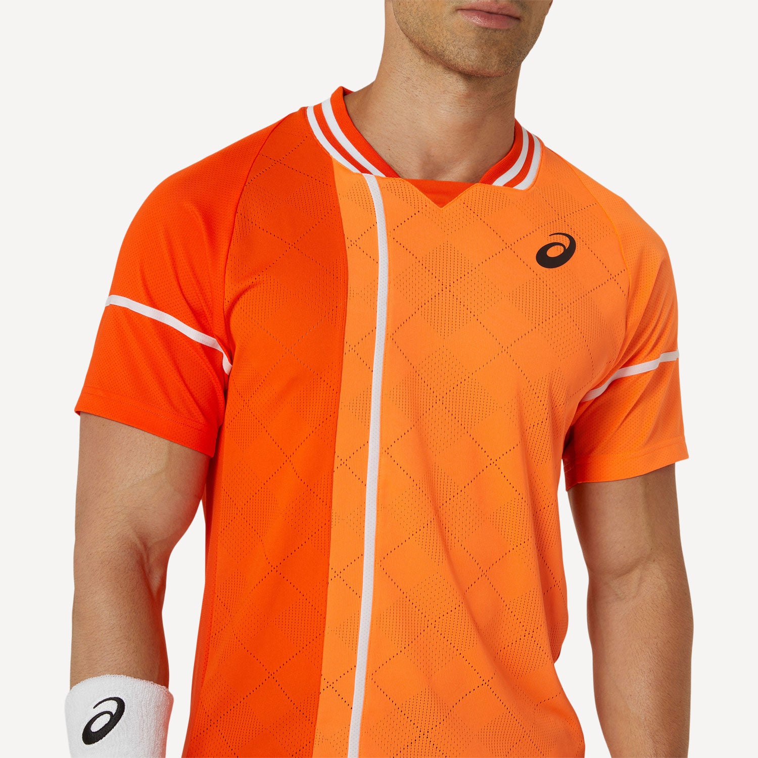 ASICS Match Men's Tennis Shirt - Orange (5)