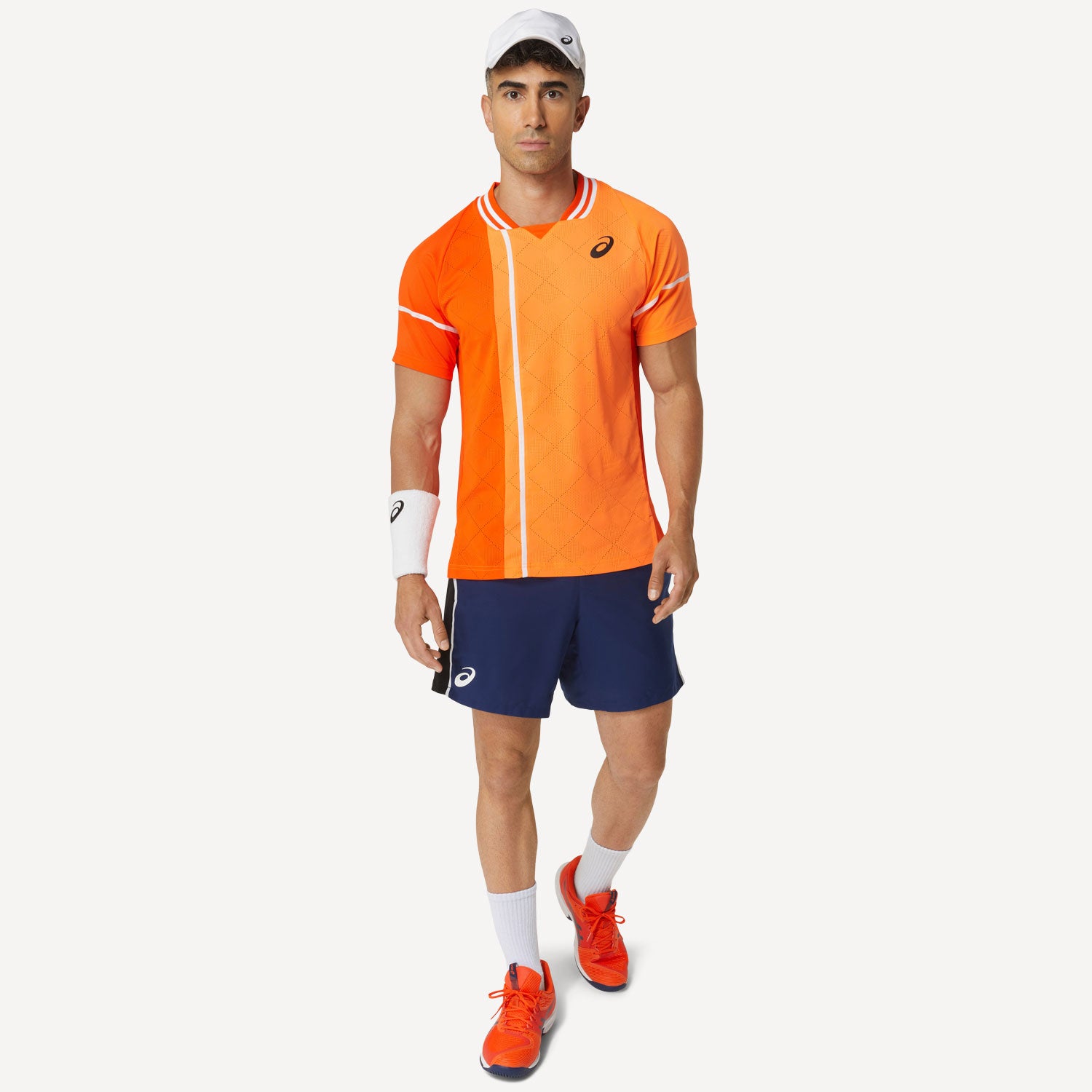ASICS Match Men's Tennis Shirt - Orange (8)