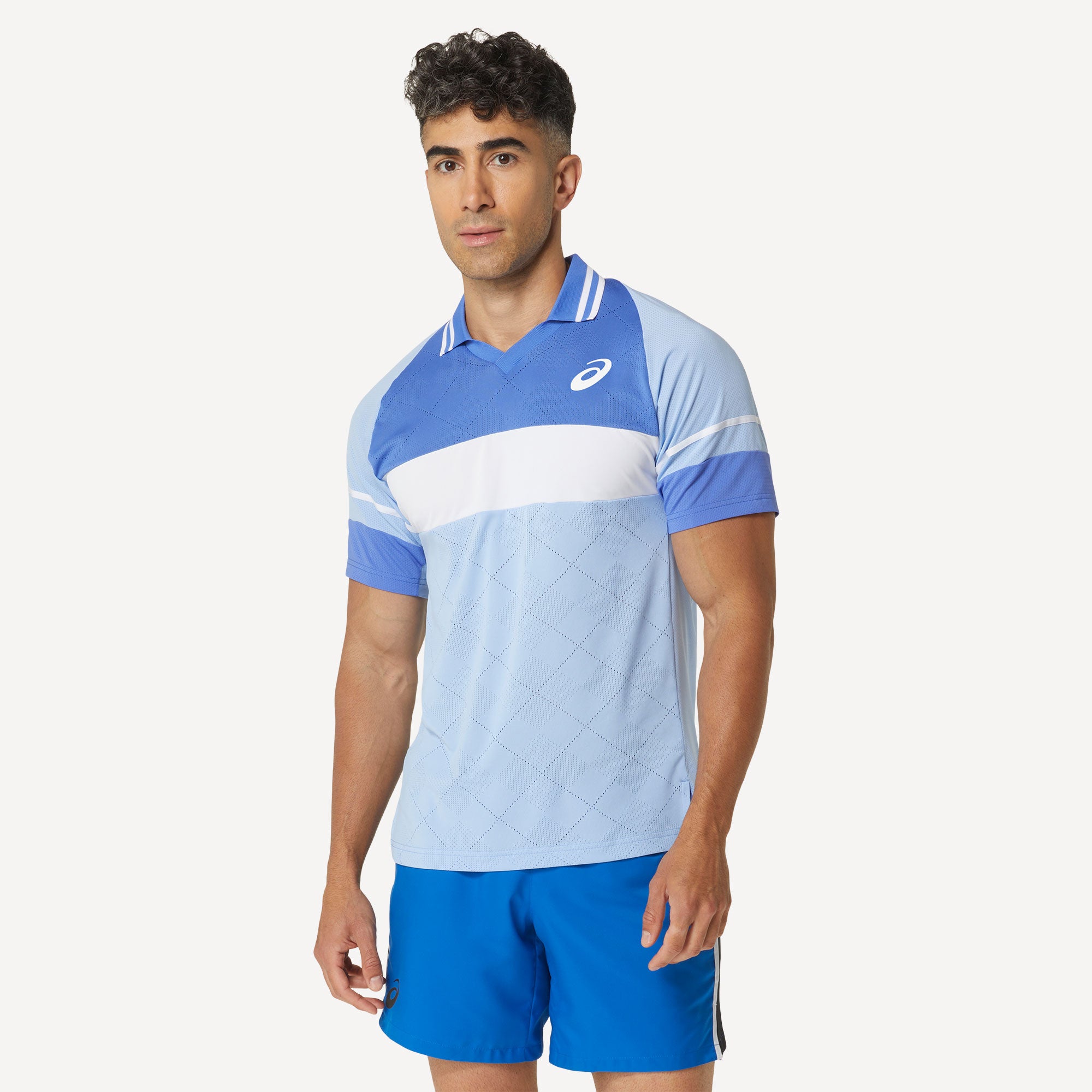 ASICS Match Men's Tennis Polo - Blue (1)