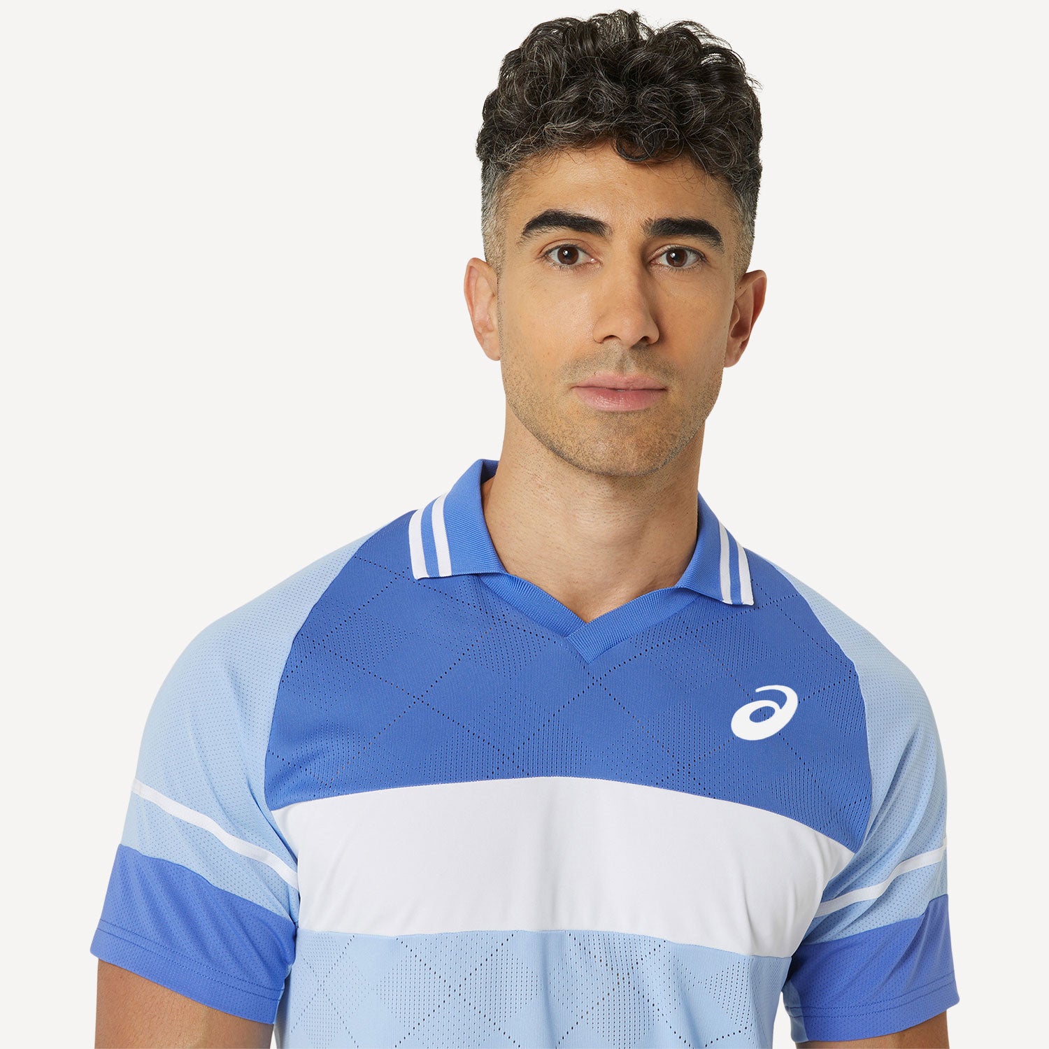 ASICS Match Men's Tennis Polo - Blue (4)