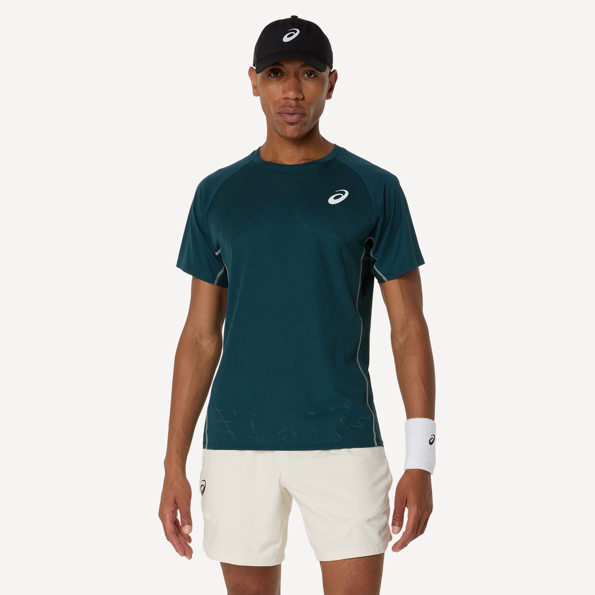 ASICS Match Men's Actibreeze Tennis Shirt - Green (1)