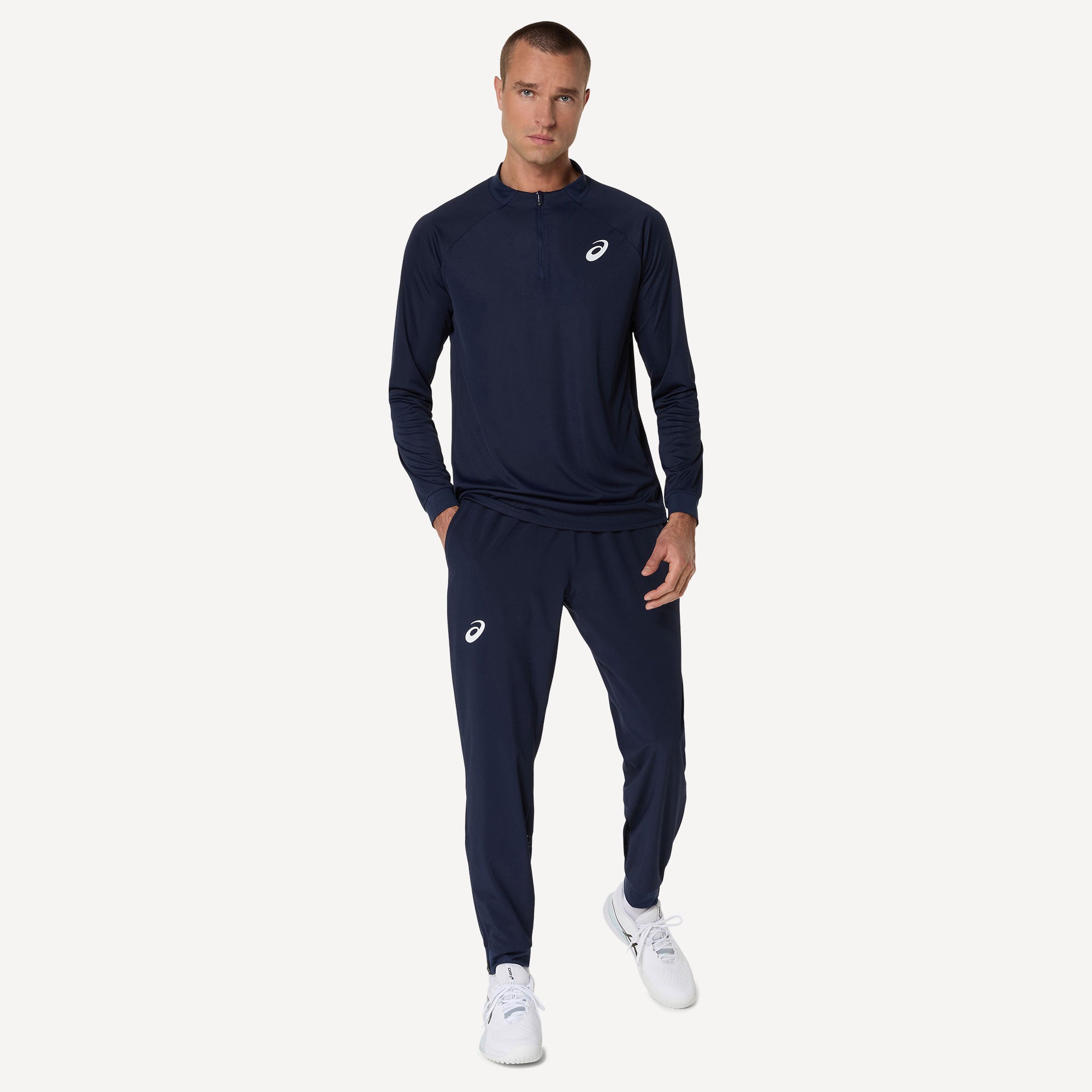 ASICS Match Men's Long-Sleeve Tennis Shirt - Dark Blue (5)