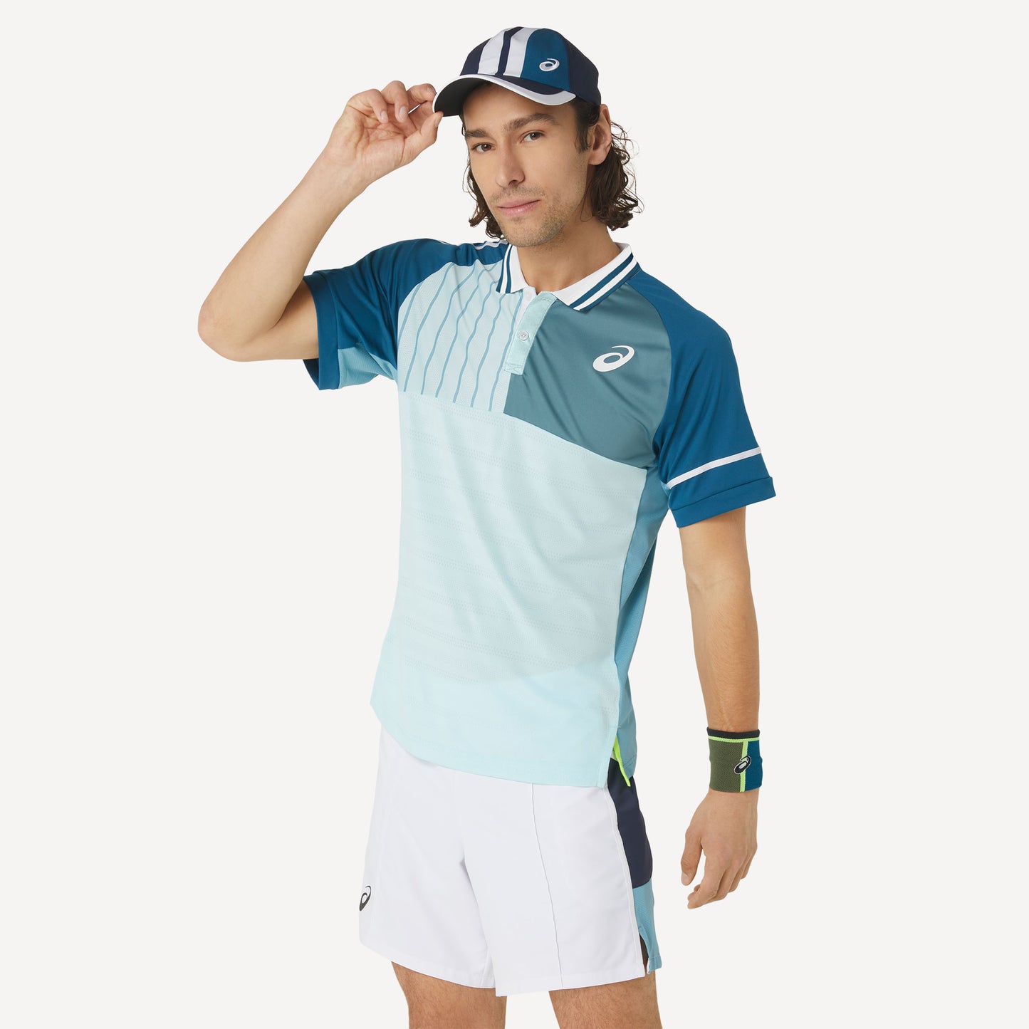ASICS Match Men's Tennis Polo Blue (3)