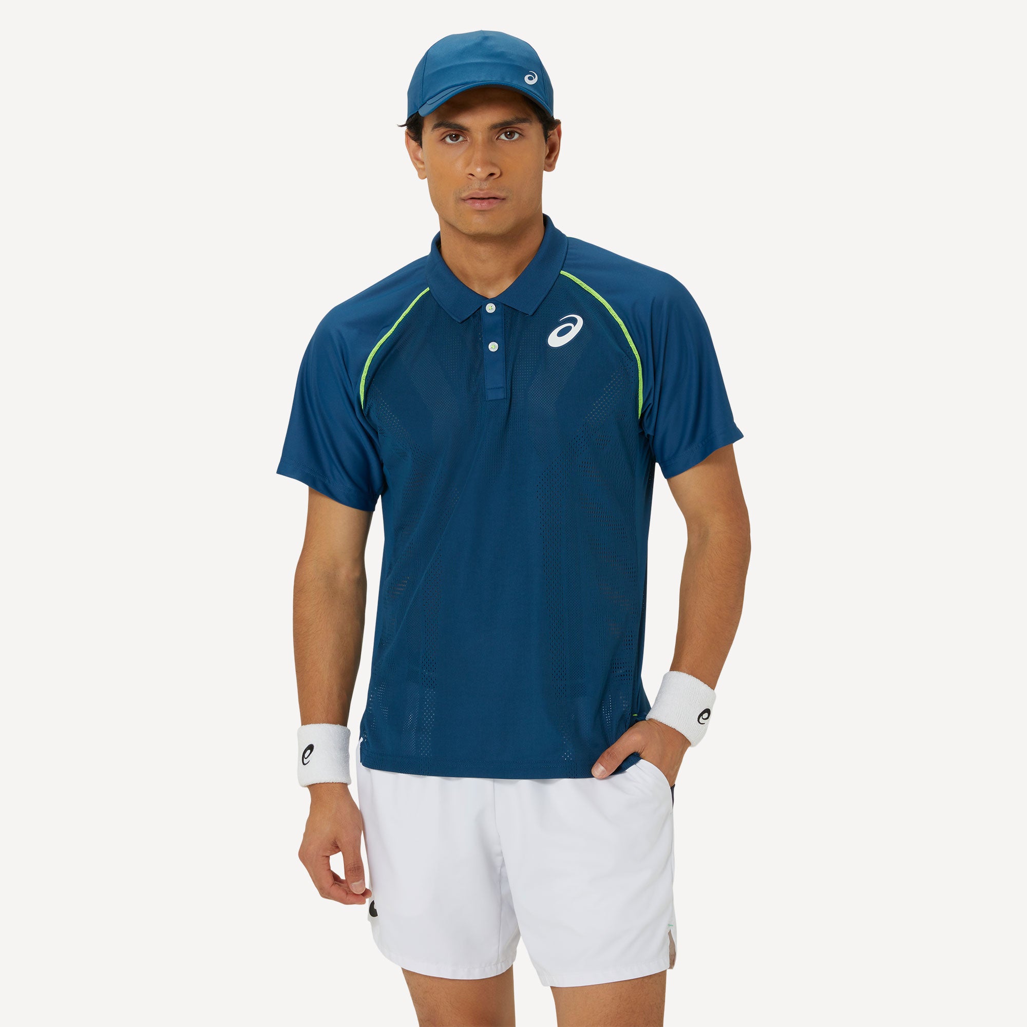 ASICS Match Men's Tennis Polo - Blue (1)