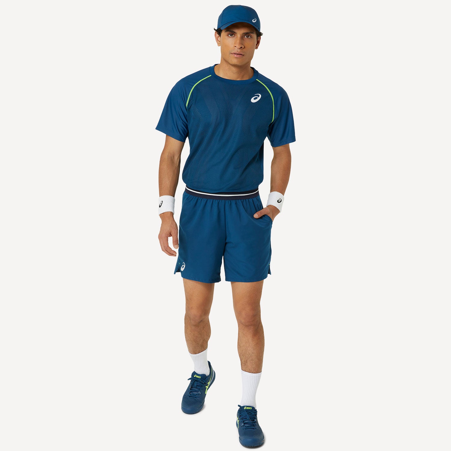 ASICS Match Men's Tennis Shirt - Blue (6)