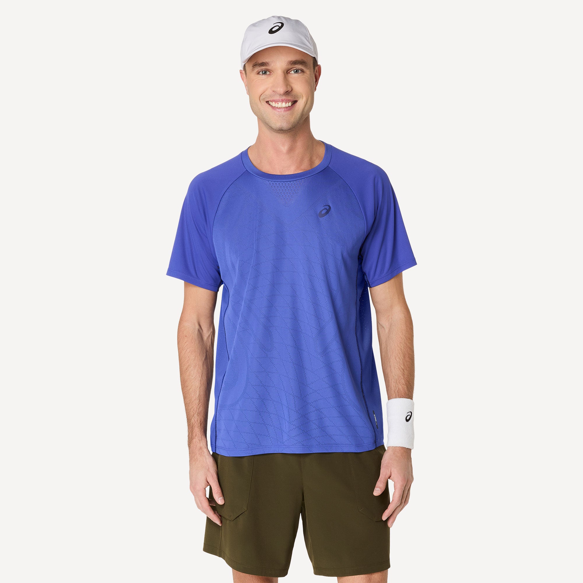 ASICS Match Men's Tennis Shirt - Blue (1)