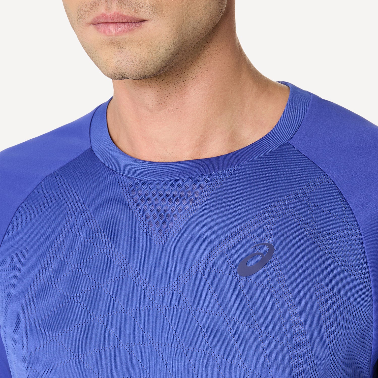 ASICS Match Men's Tennis Shirt - Blue (4)