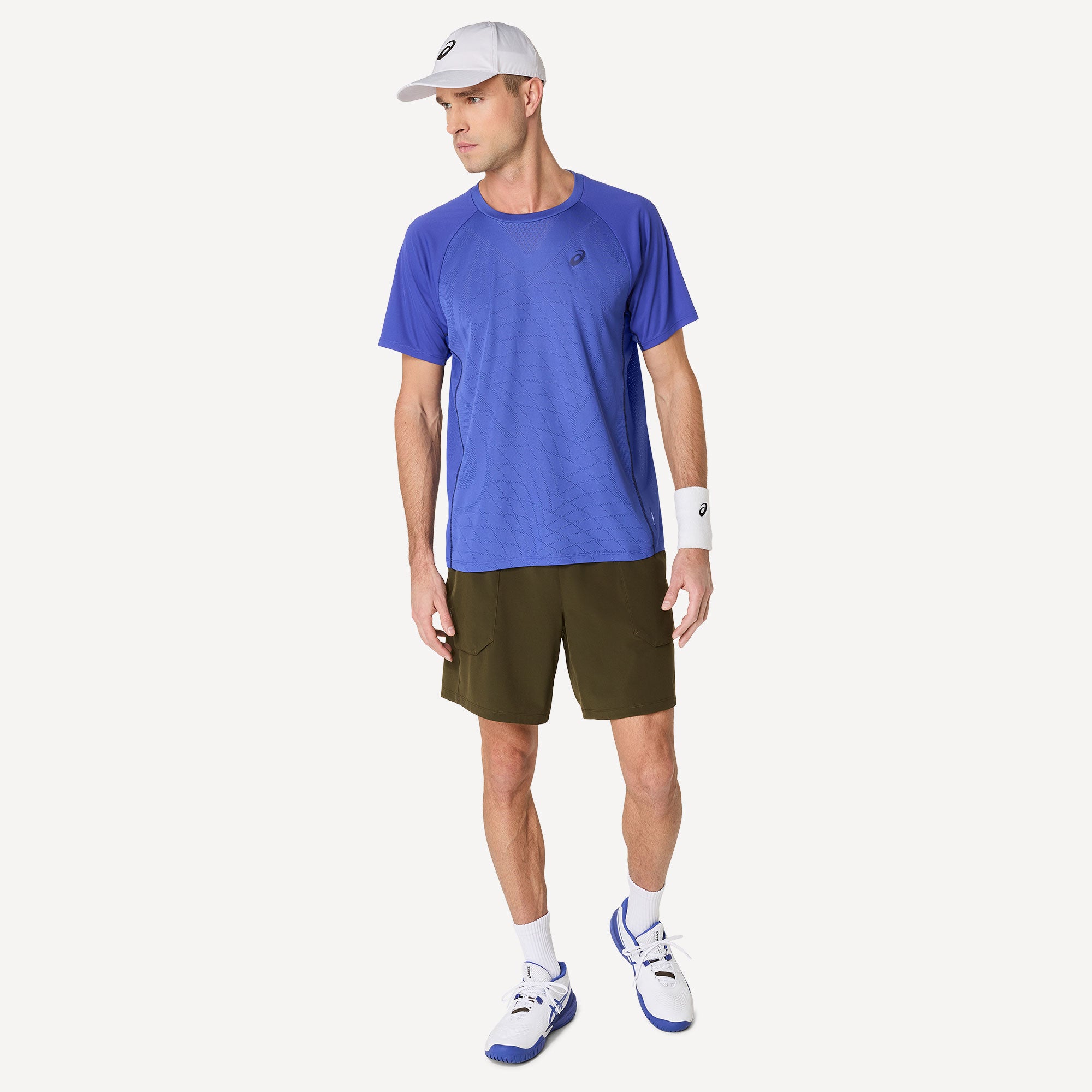 ASICS Match Men's Tennis Shirt - Blue (6)