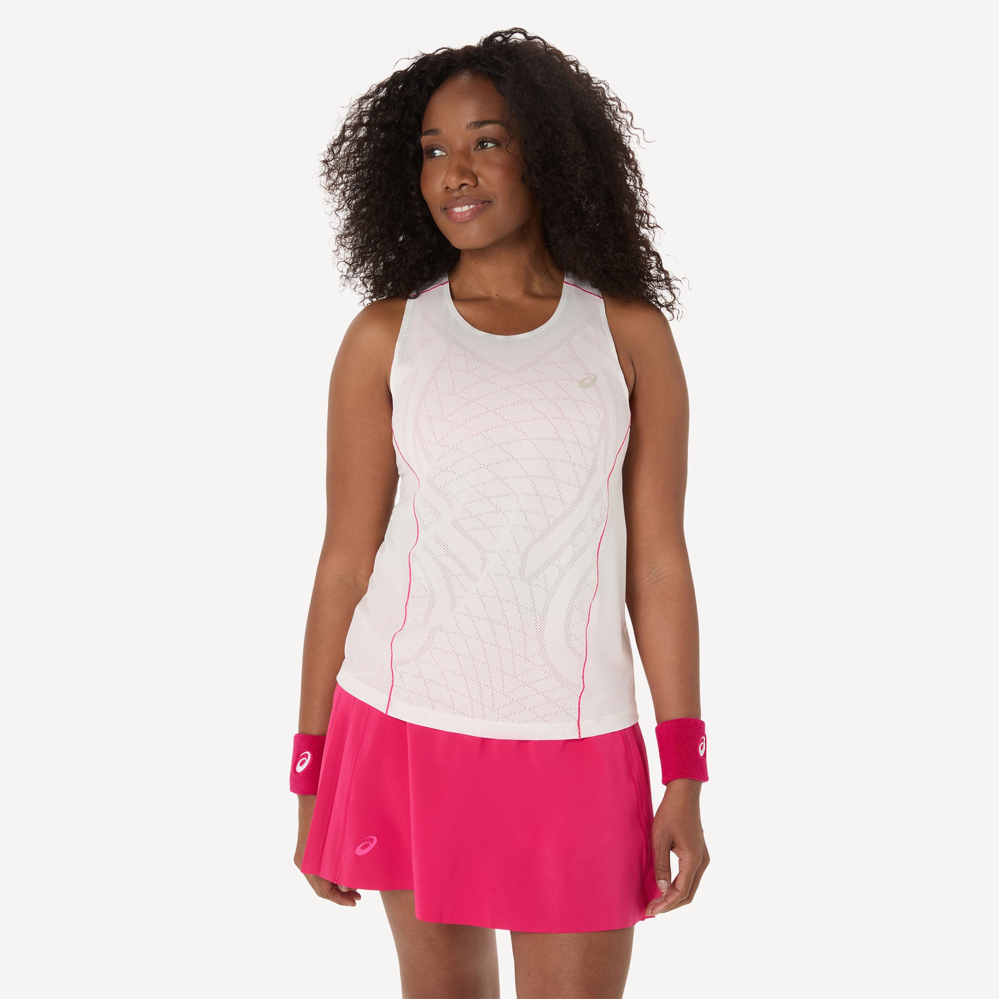 ASICS Match Women's Tennis Tank - Off-White (1)