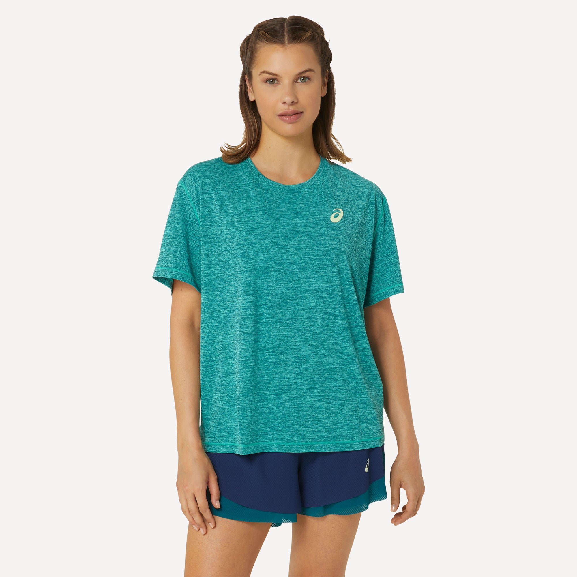 ASICS Nagino Women's Loose Tennis Shirt - Green (1)