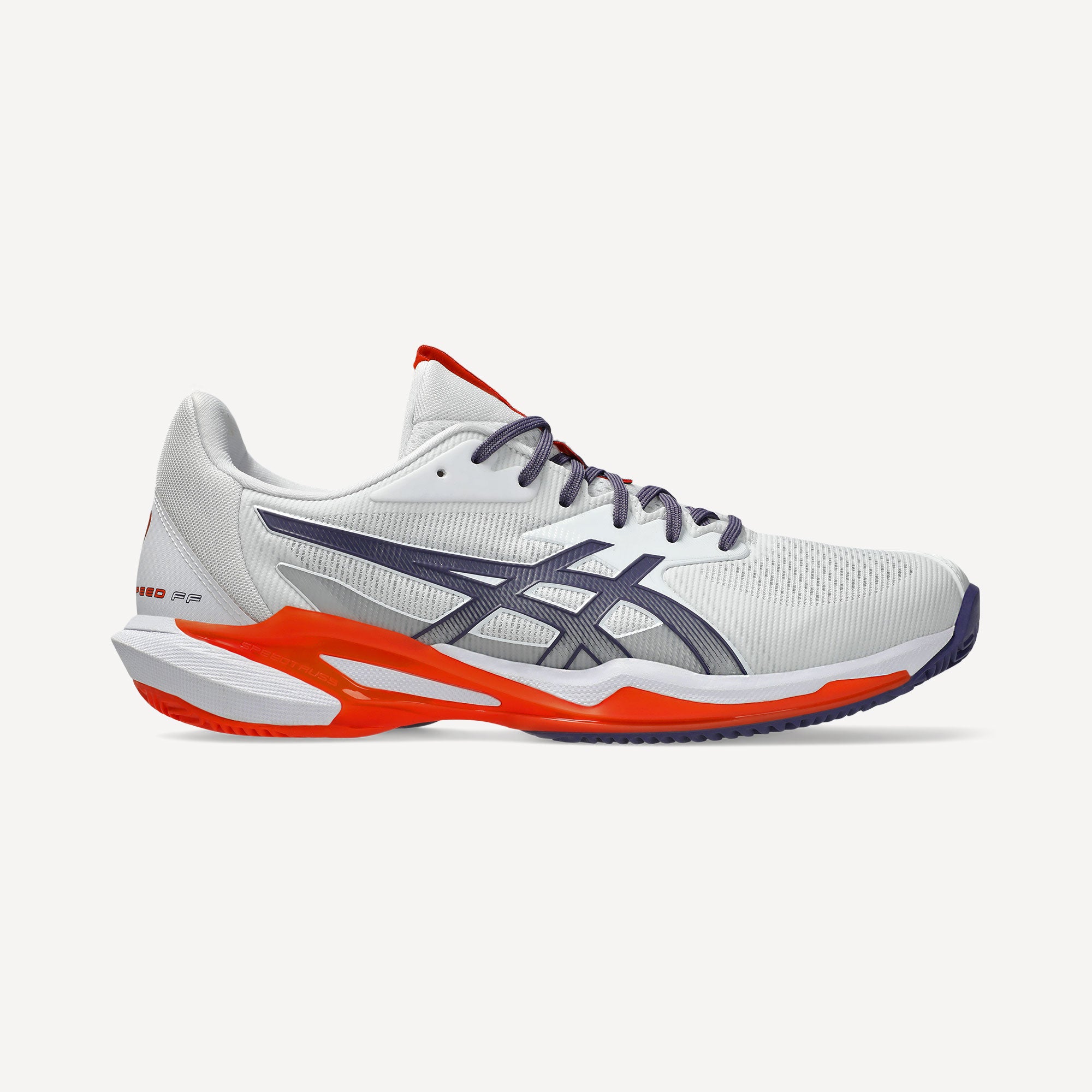 ASICS Solution Speed FF 3 Men's Clay Court Tennis Shoes - White (1)