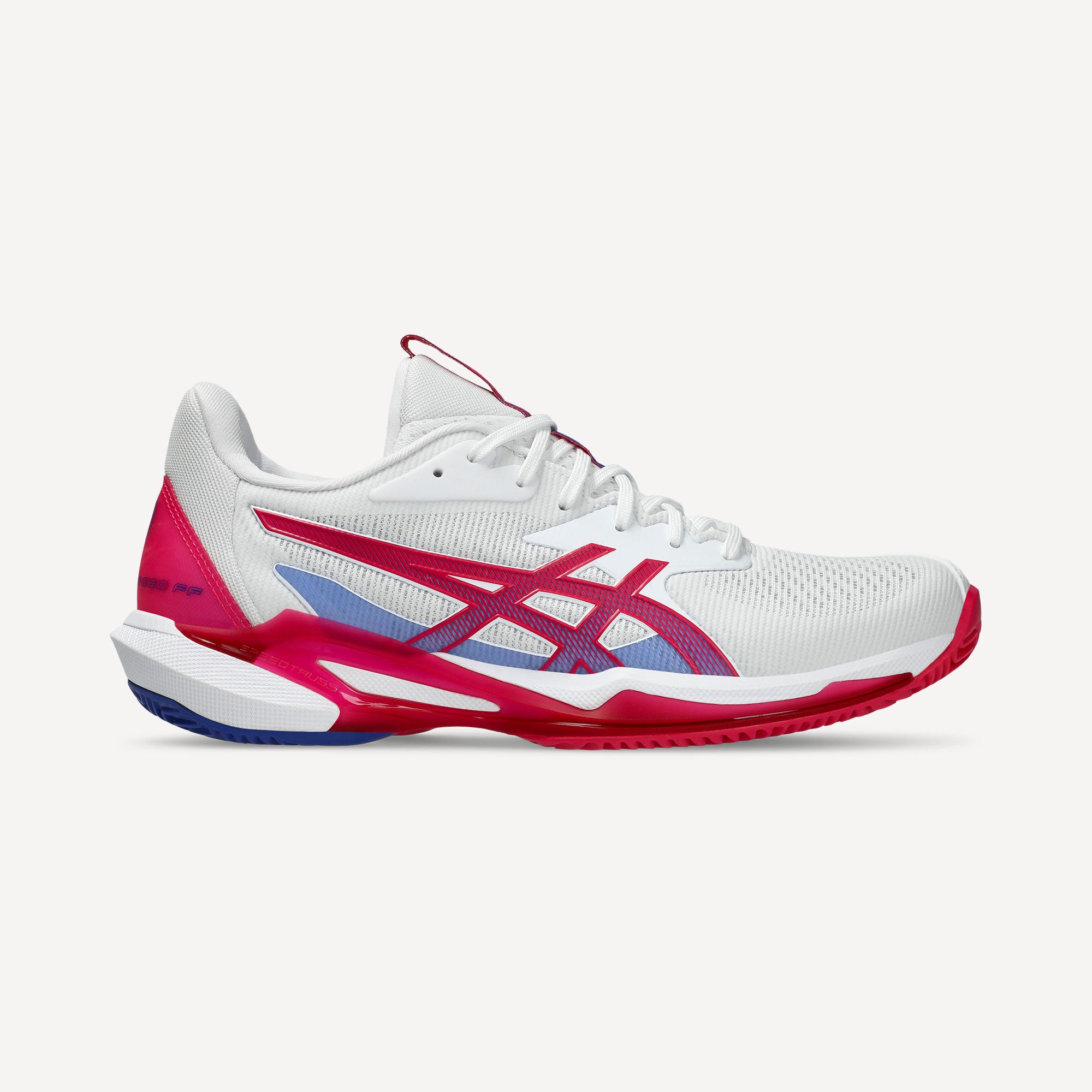 ASICS Solution Speed FF 3 Women's Clay Court Tennis Shoes - White (1)