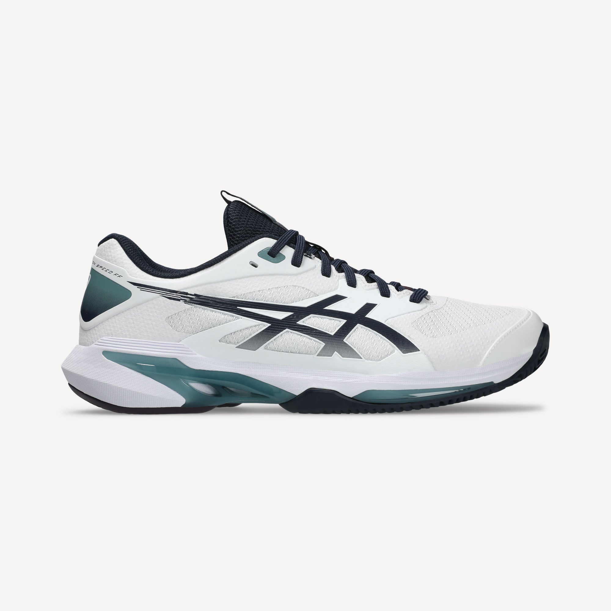 ASICS Solution Speed FF 4 Men's Clay Court Tennis Shoes - White (1)
