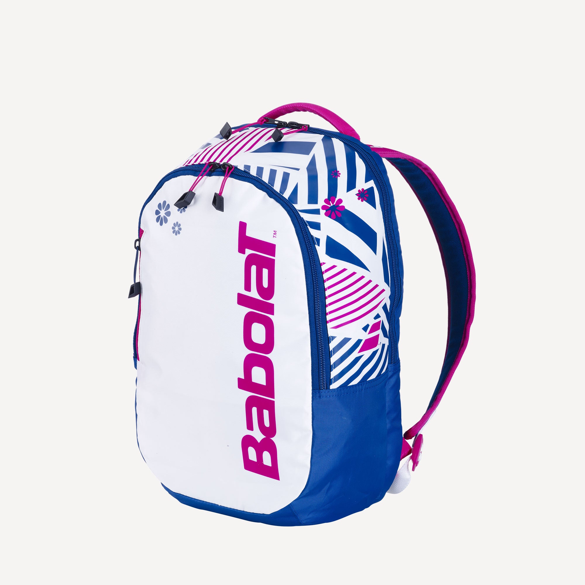 Babolat Kids Tennis Backpack - White/Blue (1)