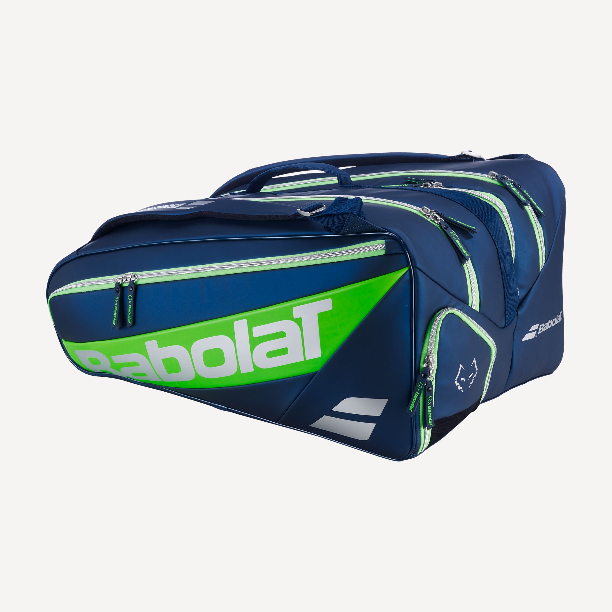 Babolat Pro Juan Lebron Racket Holder Padel Bag - Blue/Green (2)