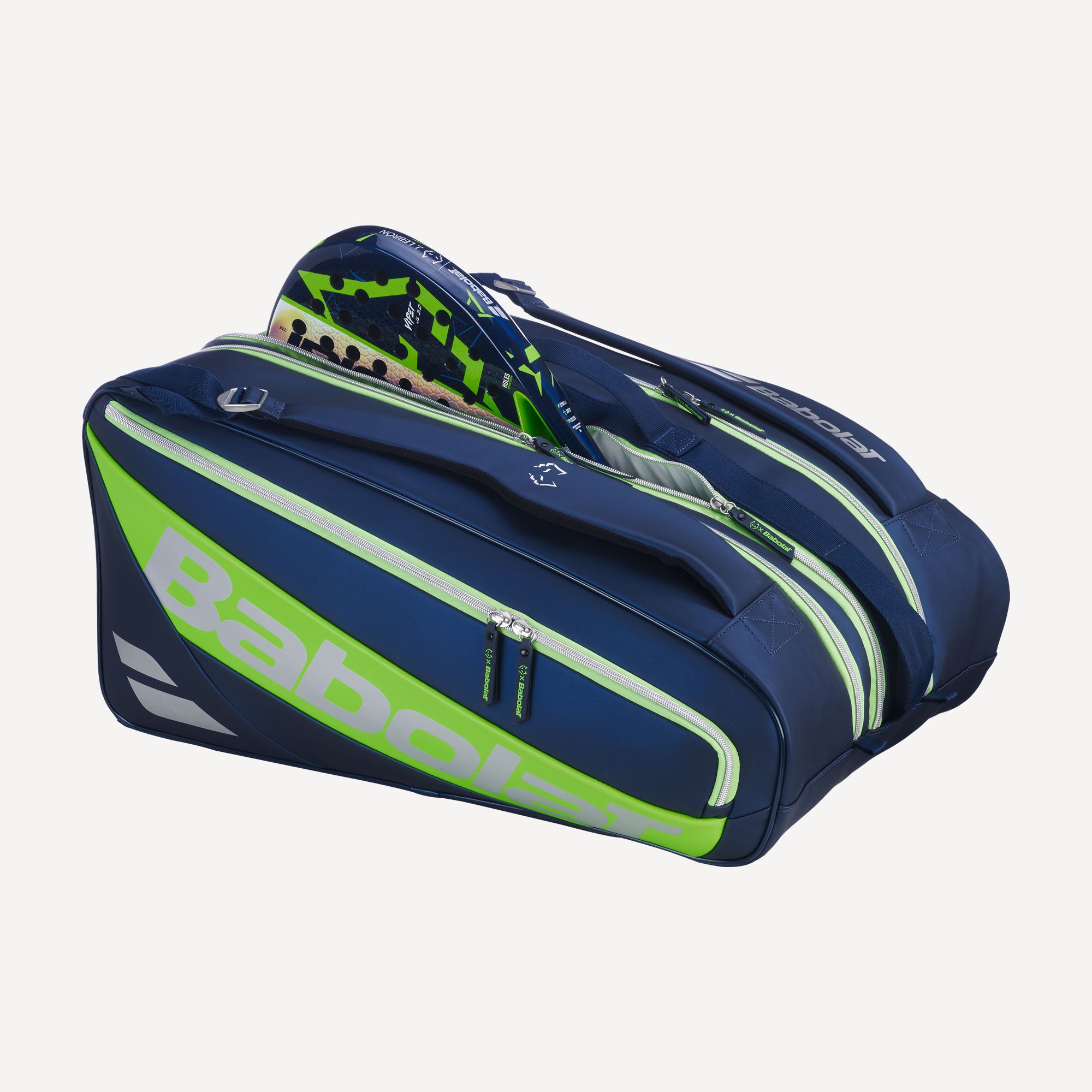 Babolat Pro Juan Lebron Racket Holder Padel Bag - Blue/Green (3)