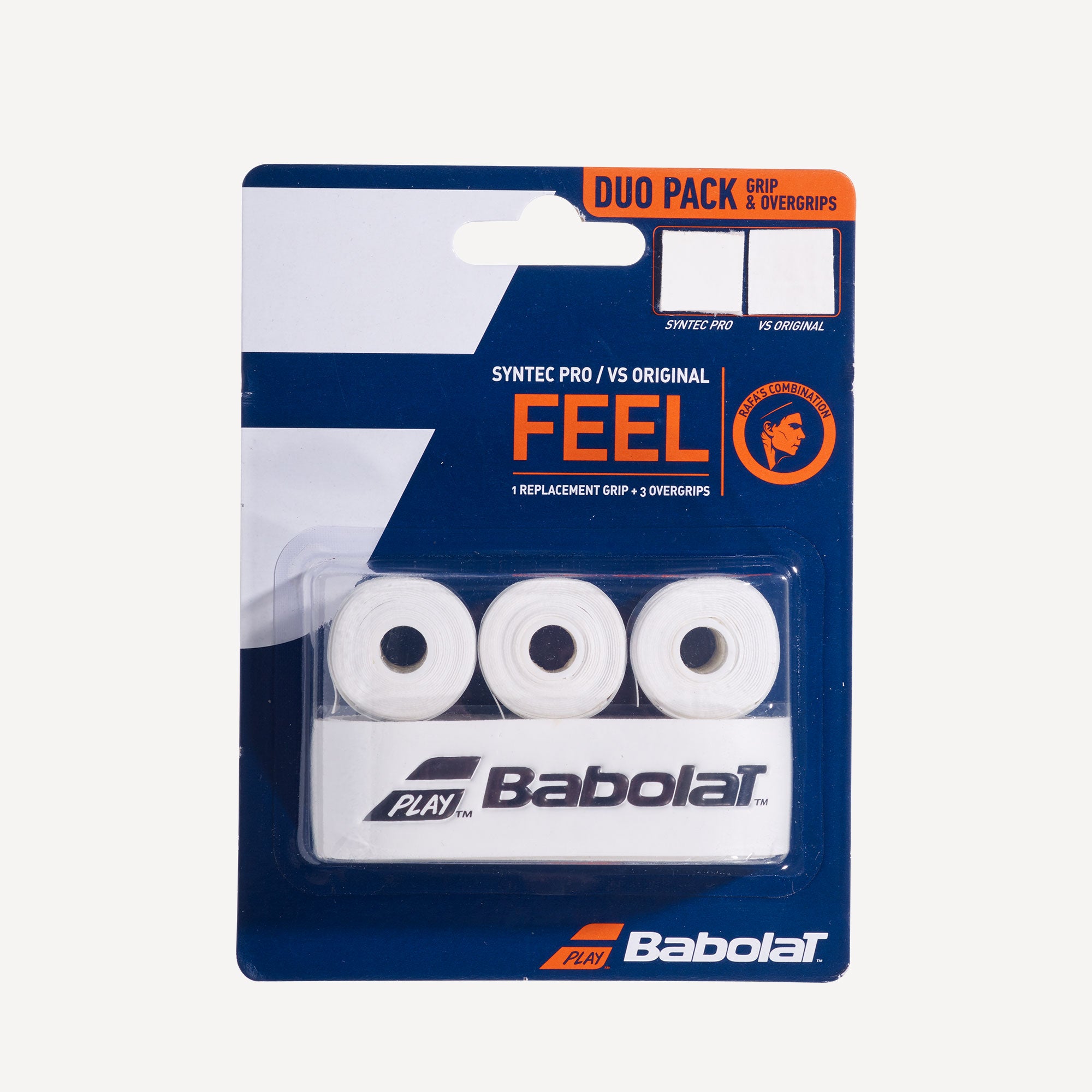 Babolat Syntec Pro + VS Original X3 - White (1)