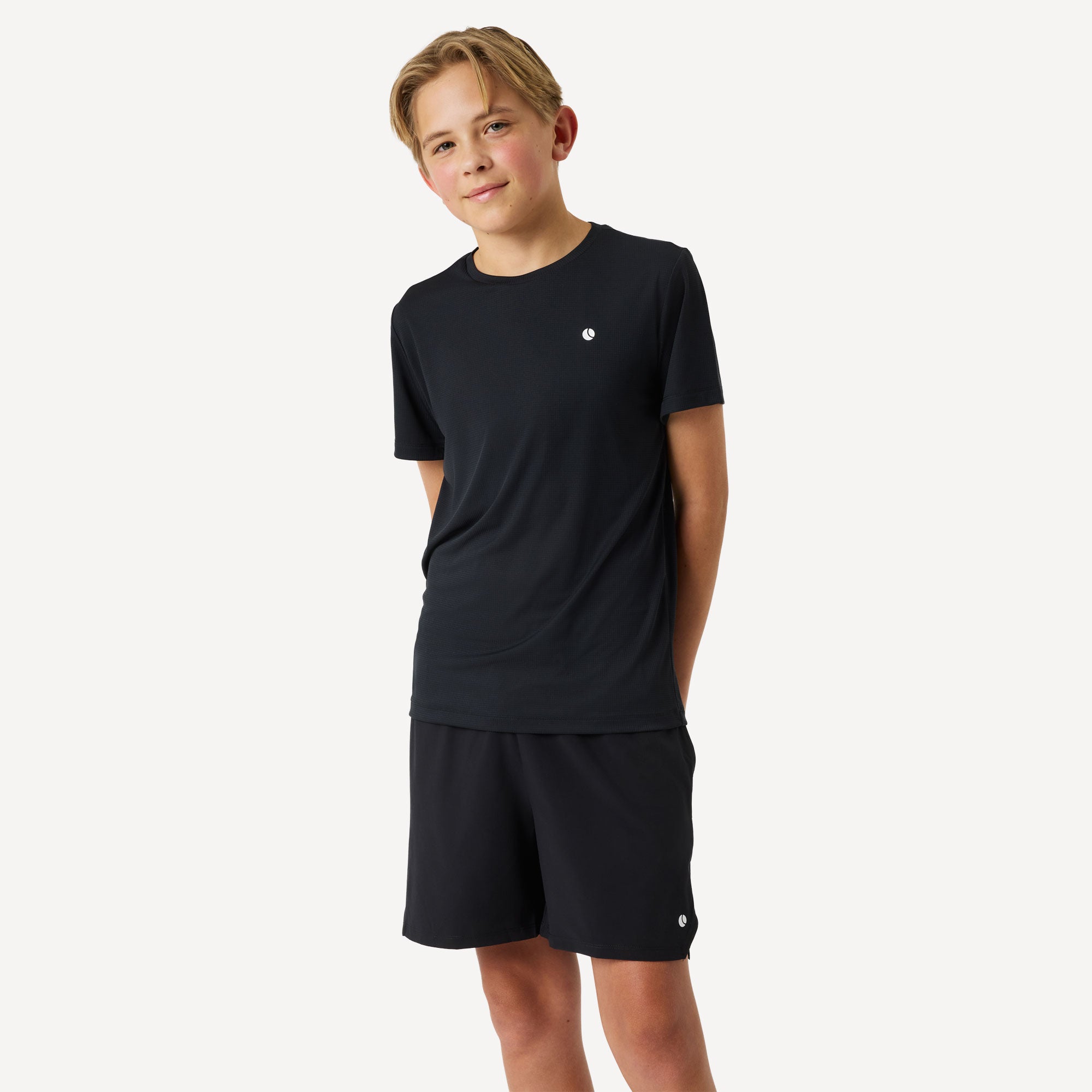 Björn Borg Ace Boys' Light Tennis Shirt - Black (1)