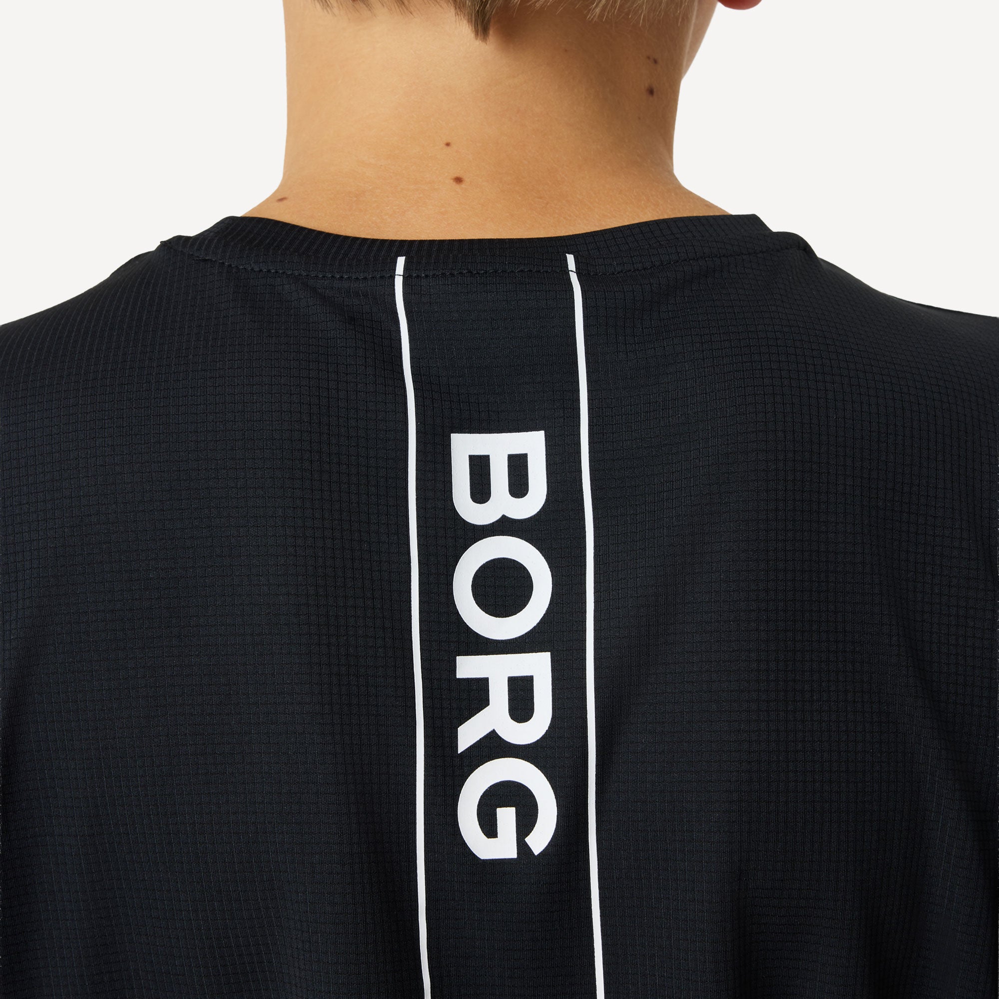 Björn Borg Ace Boys' Light Tennis Shirt - Black (4)