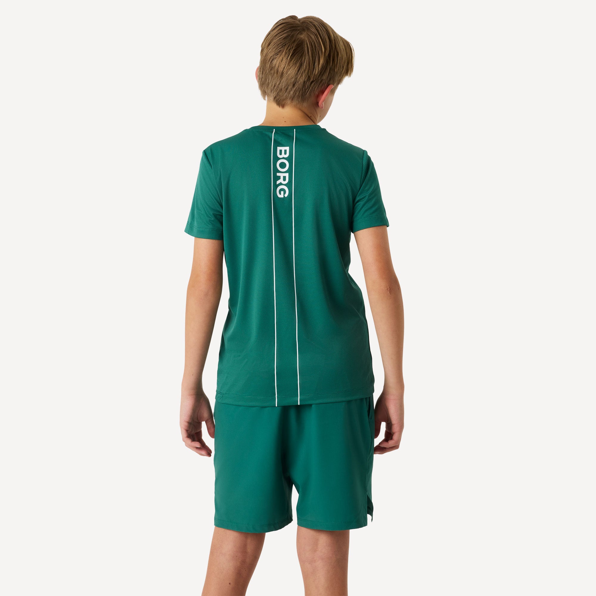 Björn Borg Ace Boys' Light Tennis Shirt - Green (2)
