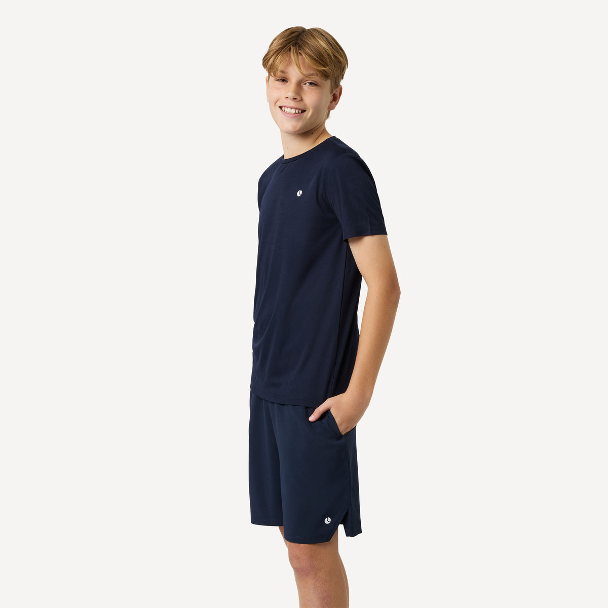 Björn Borg Ace Boys' Light Tennis Shirt - Dark Blue (1)