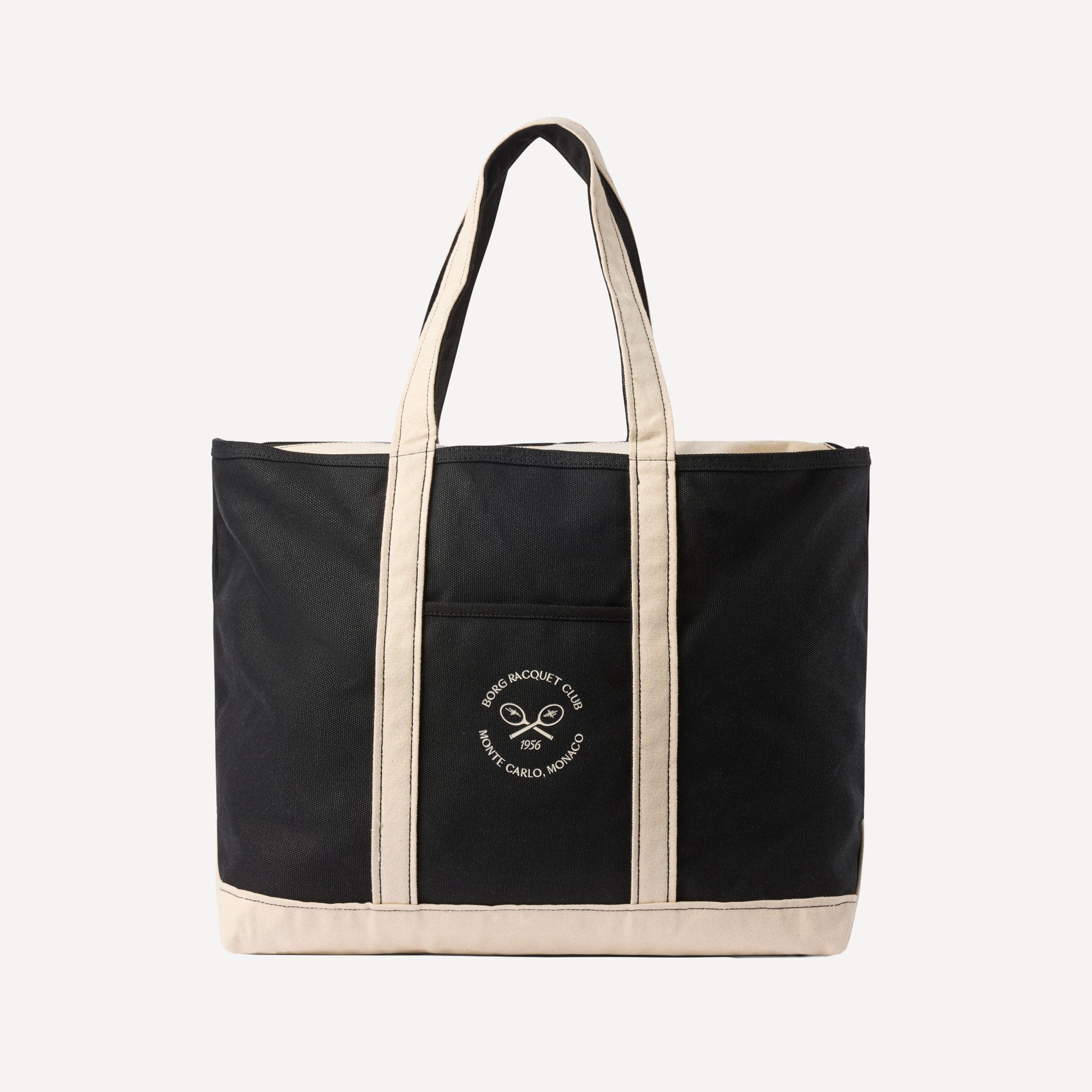 Björn Borg Ace Canvas Tote Bag - Black | Tennis Only