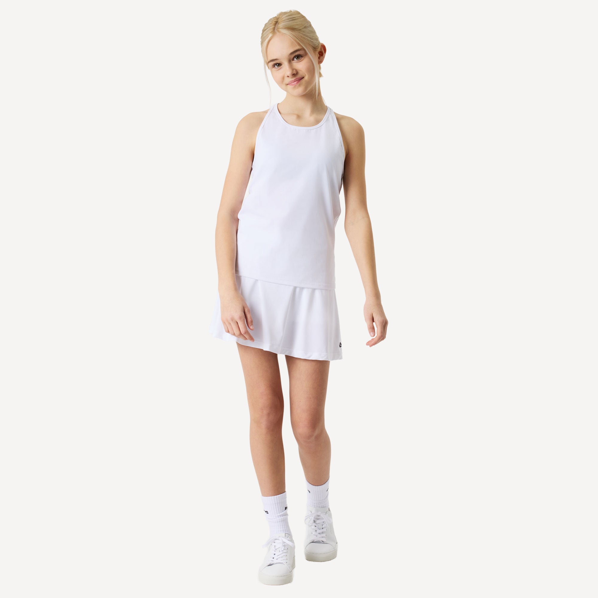 Björn Borg Ace Girls' Racerback Tennis Tank - White (3)