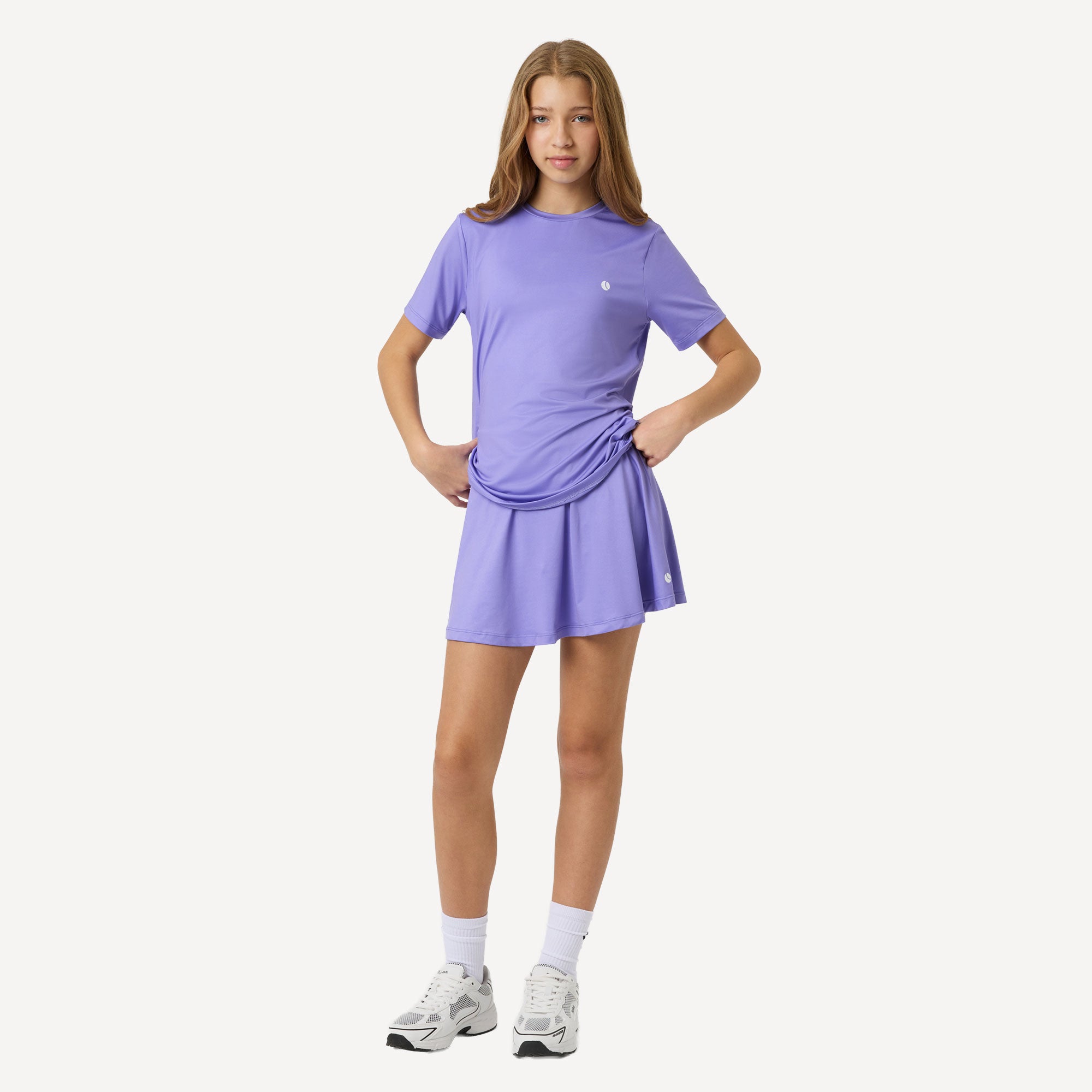 Björn Borg Ace Girls' Slim Tennis Shirt - Purple (3)
