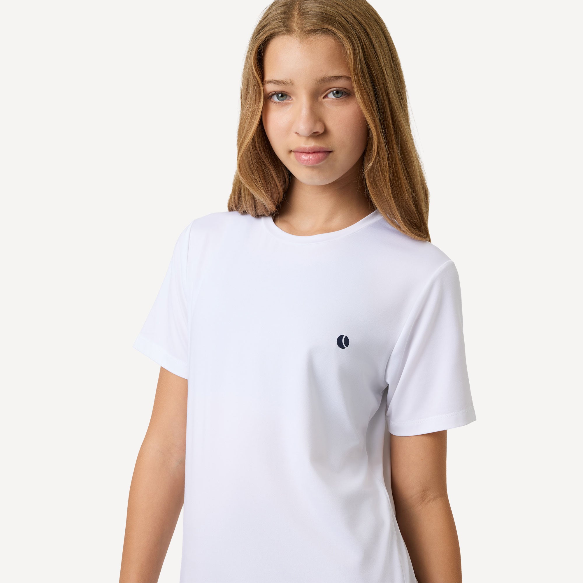 Björn Borg Ace Girls' Slim Tennis Shirt - White (4)