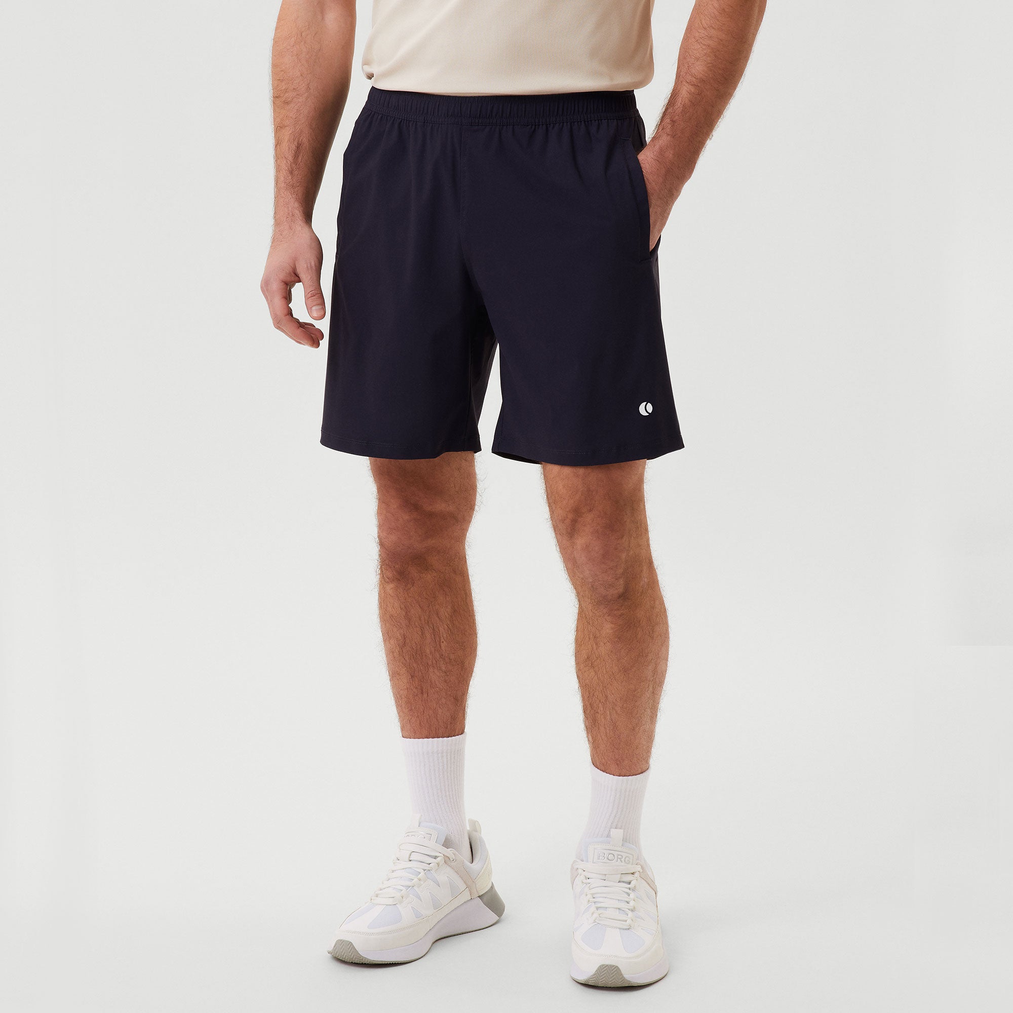 Björn Borg Ace Men's 9-Inch Tennis Shorts - Dark Blue (1)