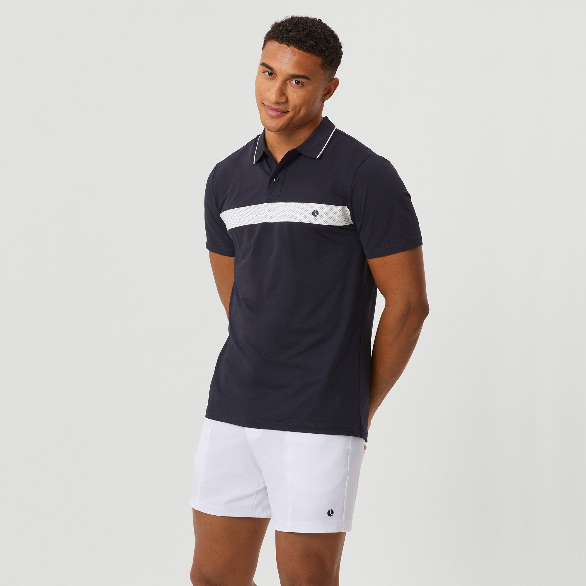 Björn Borg Ace Men's Light Tennis Polo - Dark Blue (1)