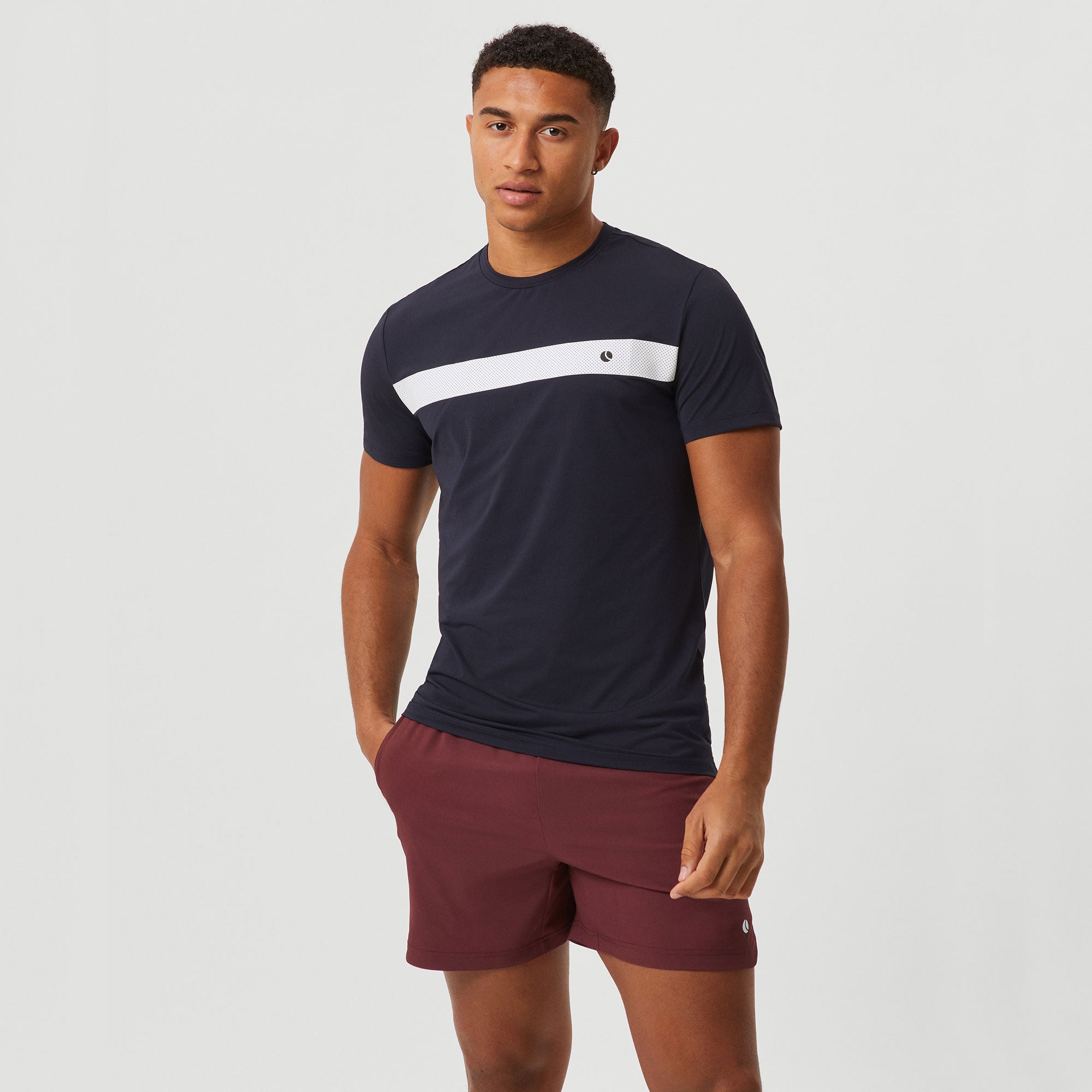 Björn Borg Ace Men's Light Tennis Shirt - Dark Blue (1)