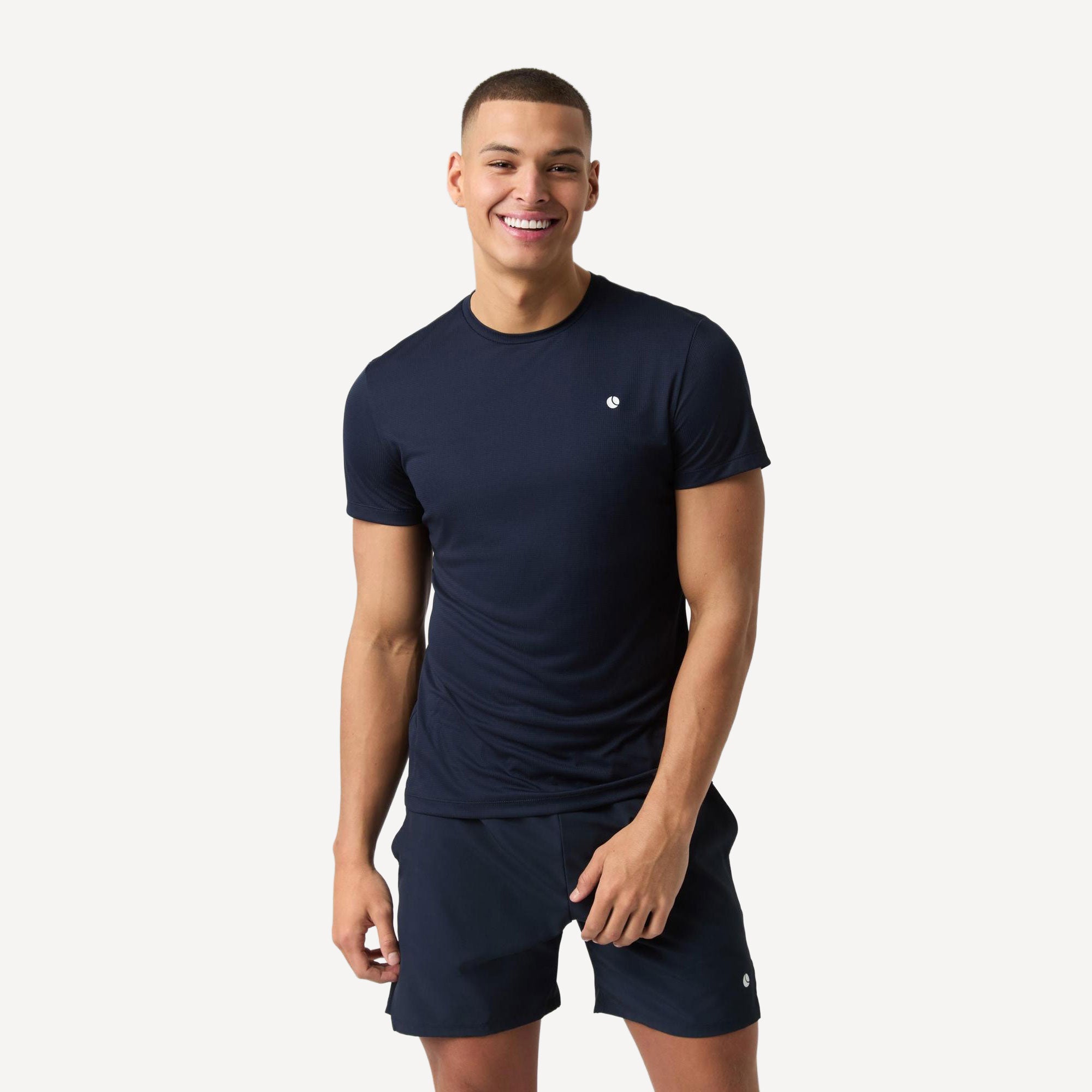 Björn Borg Ace Men's Light Tennis Shirt - Dark Blue (1)