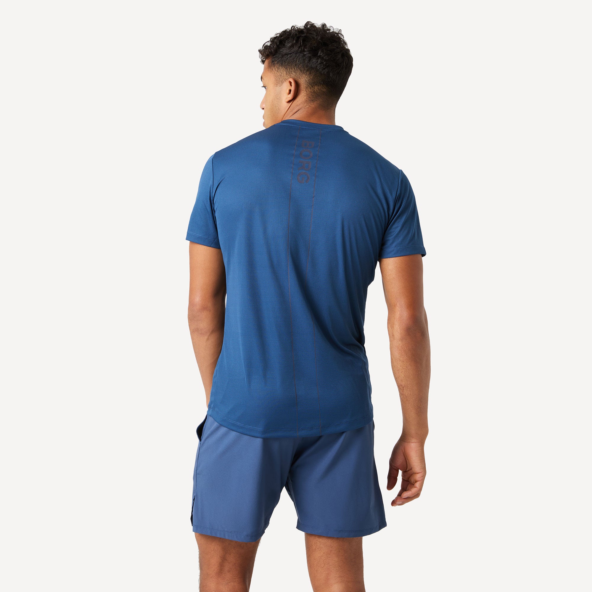 Björn Borg Ace Men's Light Tennis Shirt - Blue (2)