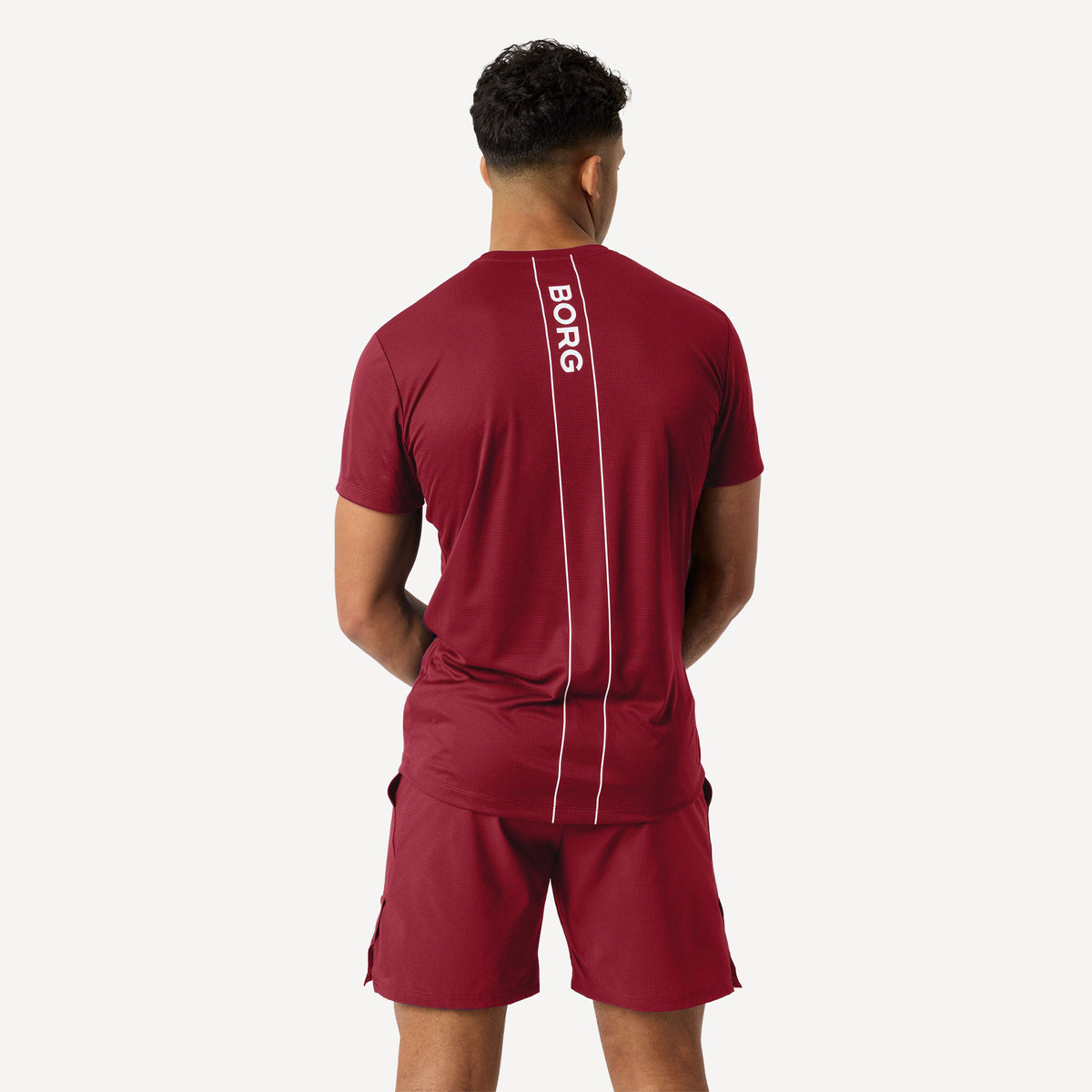 Björn Borg Ace Men's Light Tennis Shirt - Red (2)