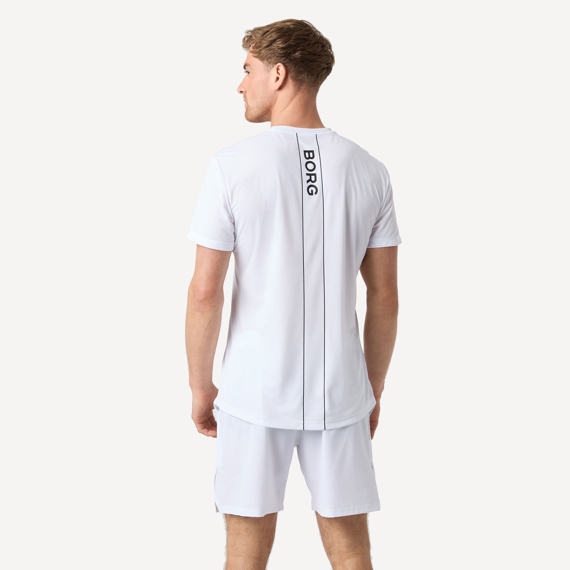 Björn Borg Ace Men's Light Tennis Shirt - White (2)