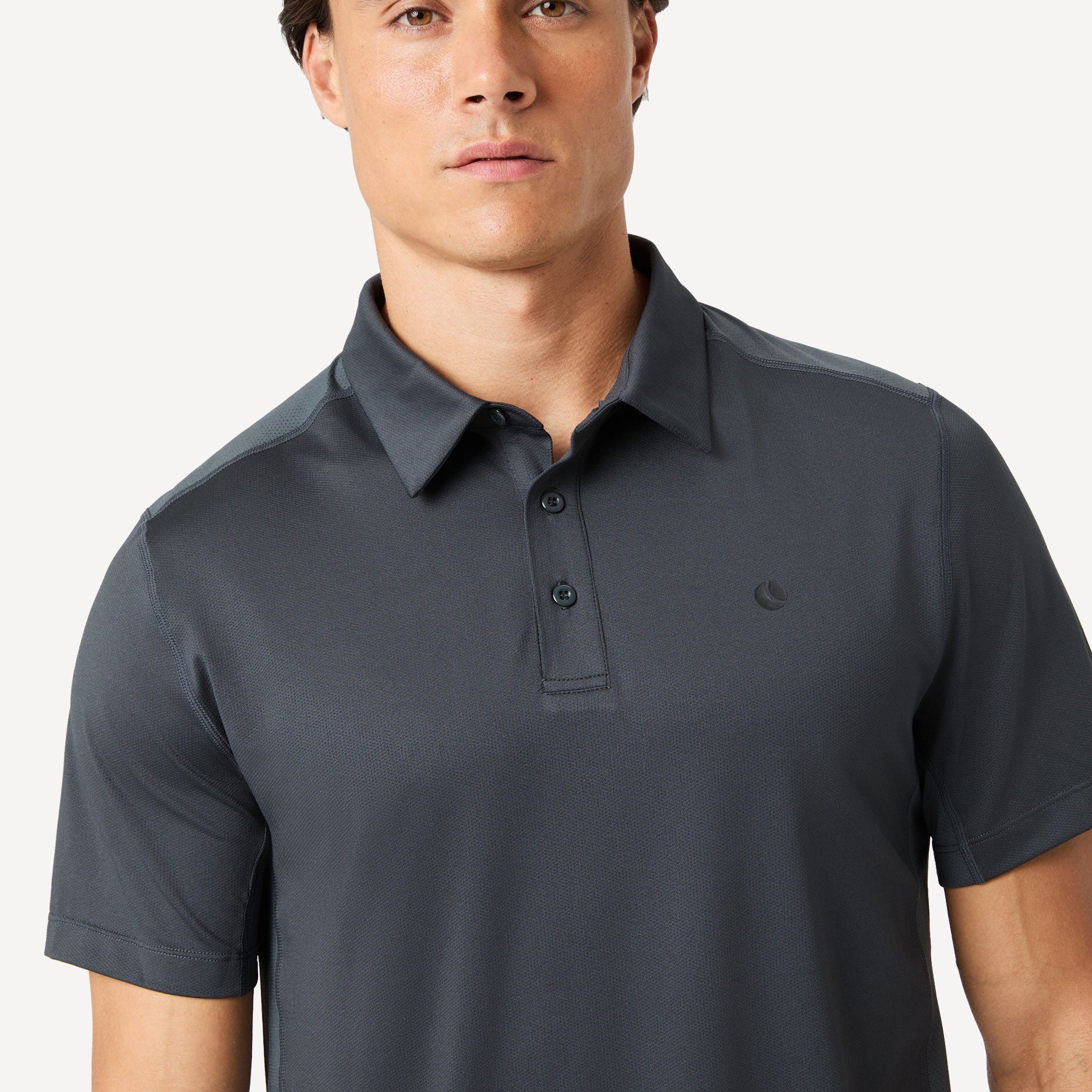 Björn Borg Ace Men's Mesh Panel Tennis Polo - Grey (5)