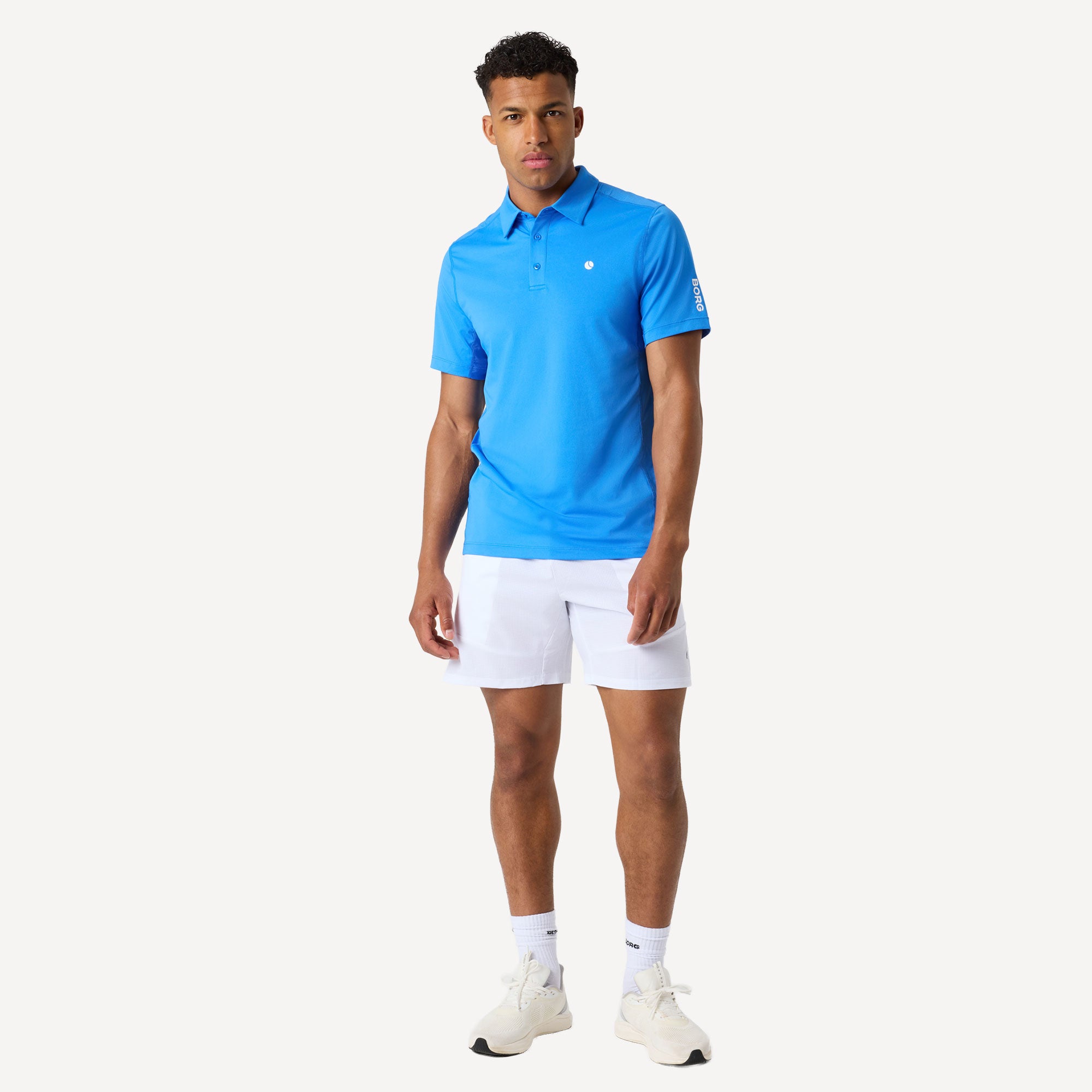 Björn Borg Ace Men's Mesh Panel Tennis Polo - Blue (3)