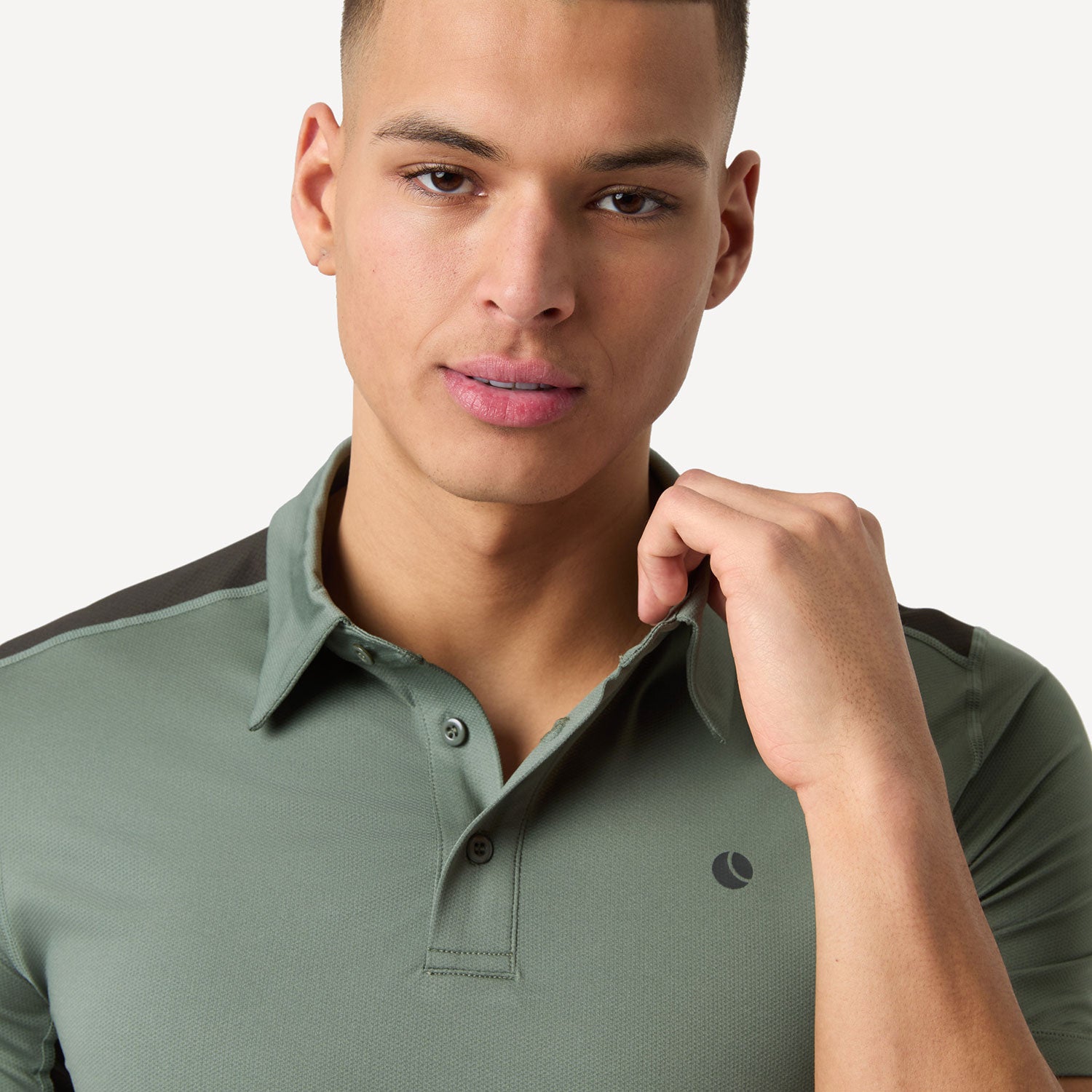 Björn Borg Ace Men's Mesh Panel Tennis Polo - Green (4)