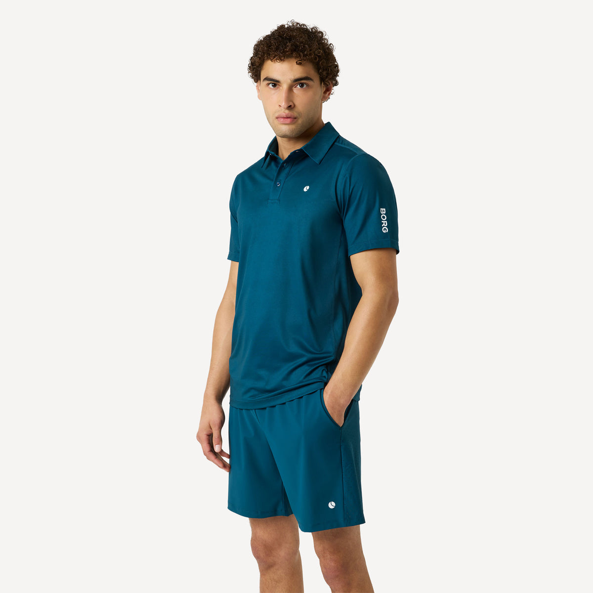 Björn Borg Ace Men's Mesh Panel Tennis Polo - Green (1)